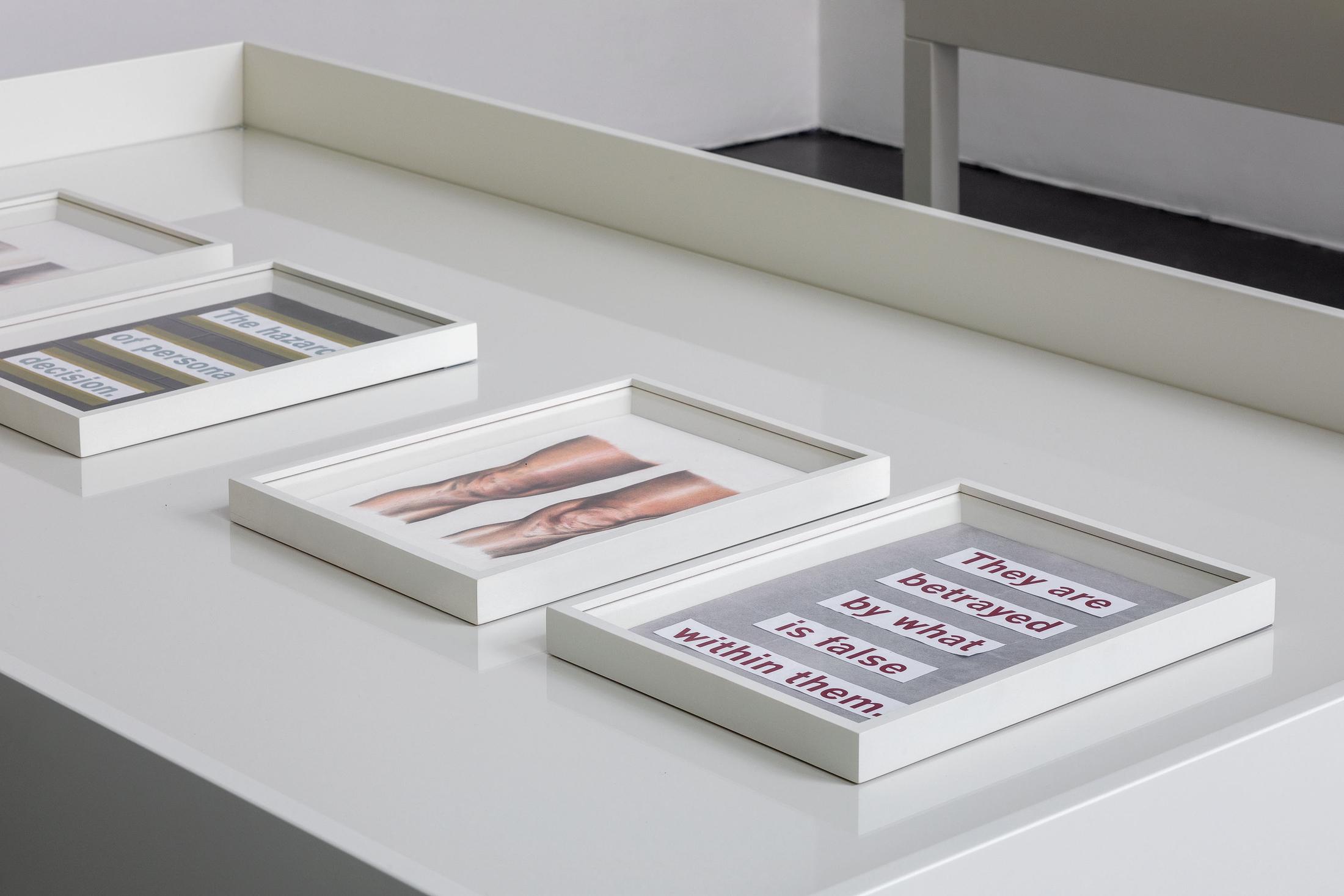 Exhibition View Marta Riniker-Radich Solo Show «Patience Will Reward Those Who Lie in Wait; view on Marta Riniker-Radich, No Grace Period, 2021» at Istituto Svizzero, Milano, 2021 / Photo: Giulio Boem / Courtesy: the artist and Istituto Svizzero