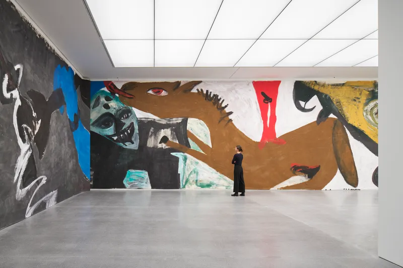 Exhibition View Martin Disler Soloshow «The Environment of Love» at Bündner Kunstmuseum, Chur, 2019 / Photo: Ralph Feiner ; Bündner Kunstmuseum Chur