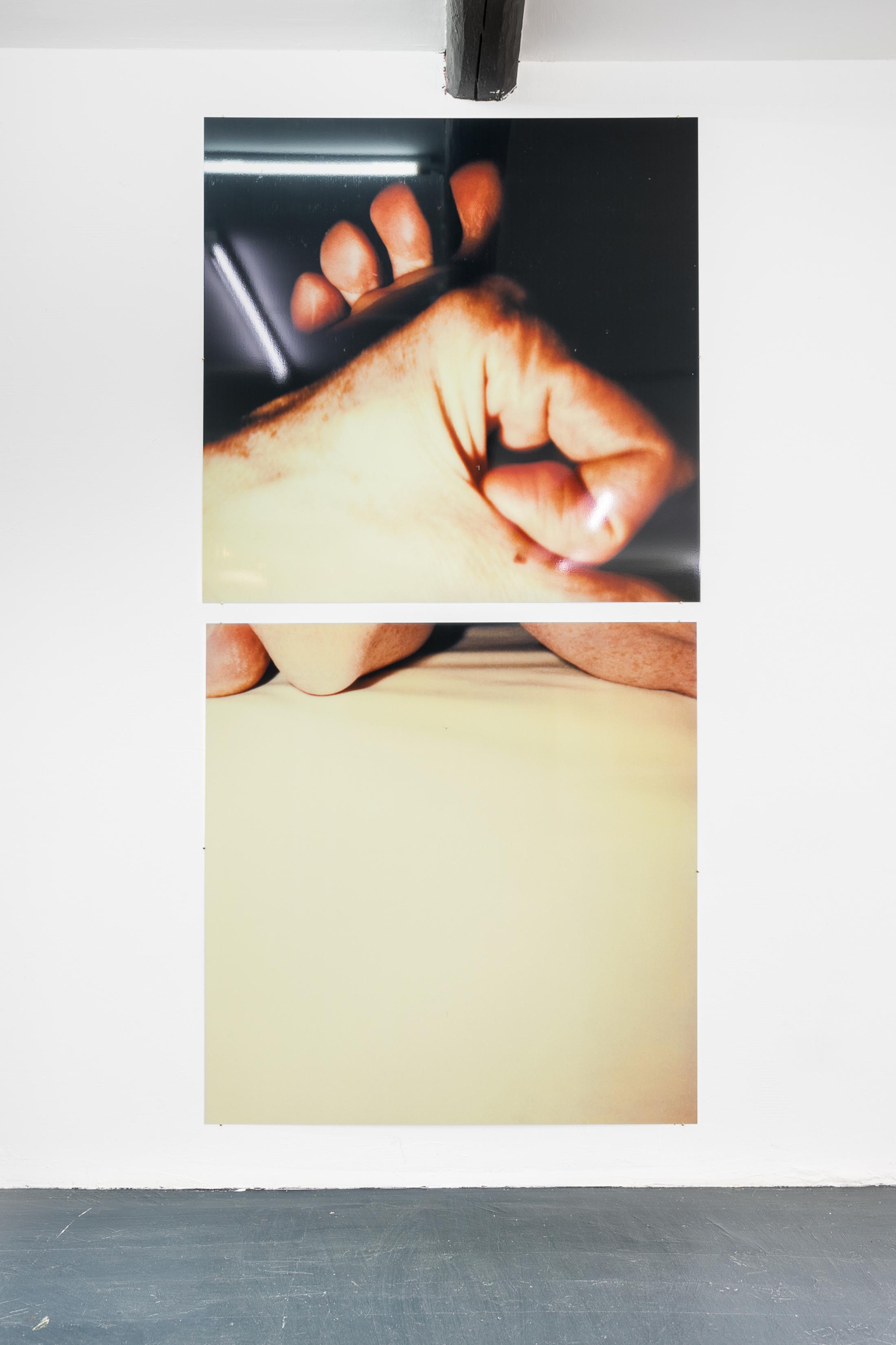 Exhibition View Group Show «Under my Skin; view on Hannah Villiger, Sculptural, 1996» at Last Tango, Zurich, 2022 / Photo: Kilian Bannwart / Courtesy: The Estate of Hannah Villiger