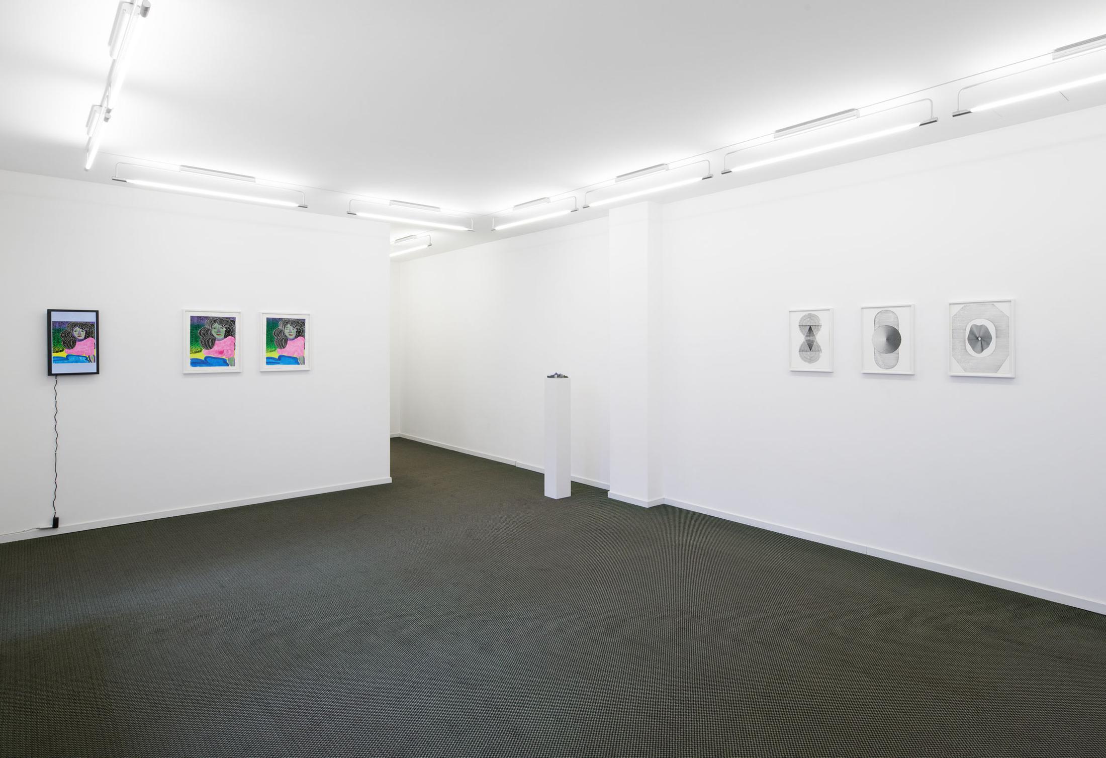 Exhibition View Group Show «Material Transformation» at VFO, Zurich, 2021 / Photo: Selina Bösch / Courtesy: the artists and VFO