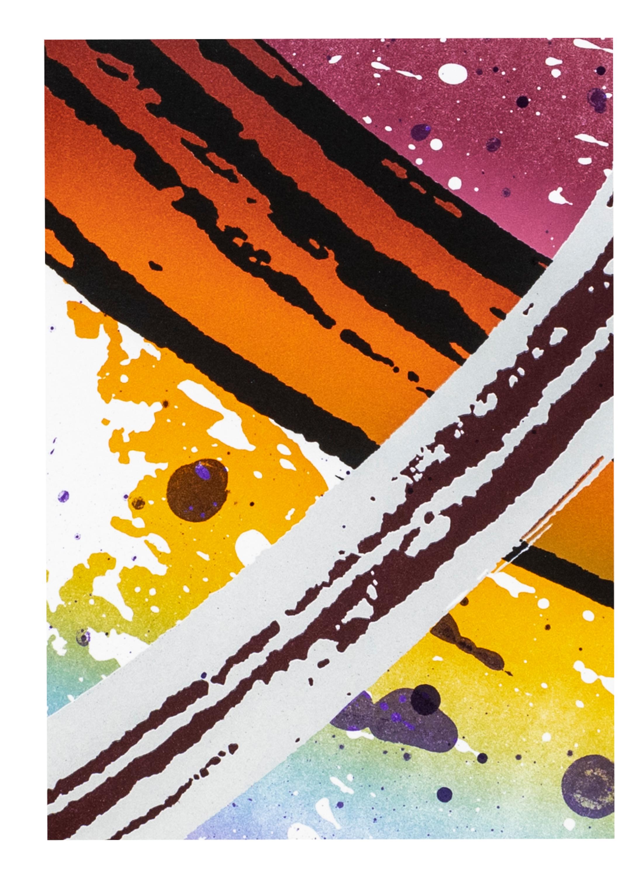 Exhibition View Group Show «Material Transformation; view on Christine Streuli, Untitled 1, 2020» at VFO, Zurich, 2021 / Photo: Selina Bösch / Courtesy: the artist and VFO