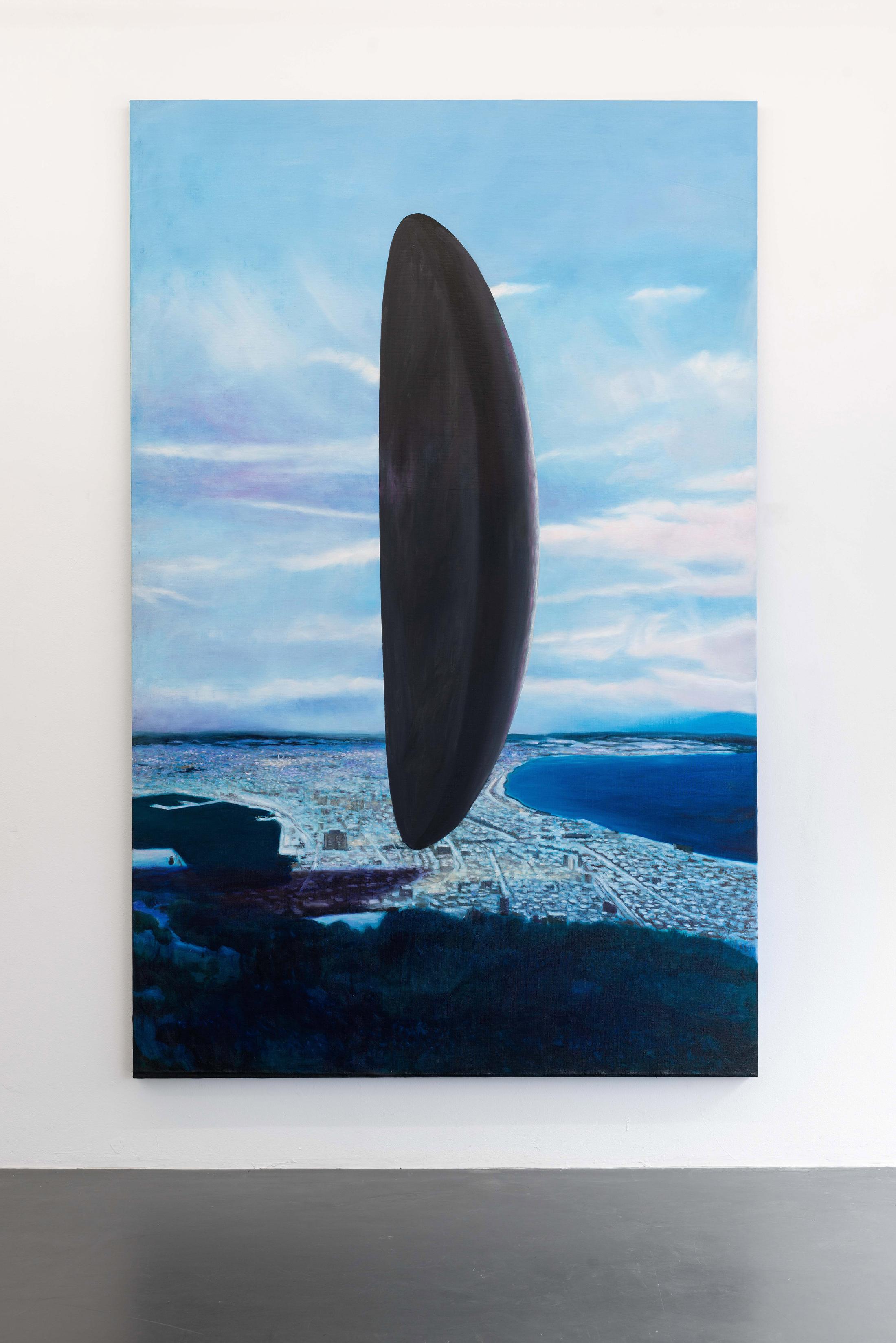 Exhibition View Mathis Gasser «Structures and Institutions / view on Arrival (Hokkaido), 2018» at Weiss Falk, Basel / Photo: Flavio Karrer / Courtesy: the artist and Weiss Falk