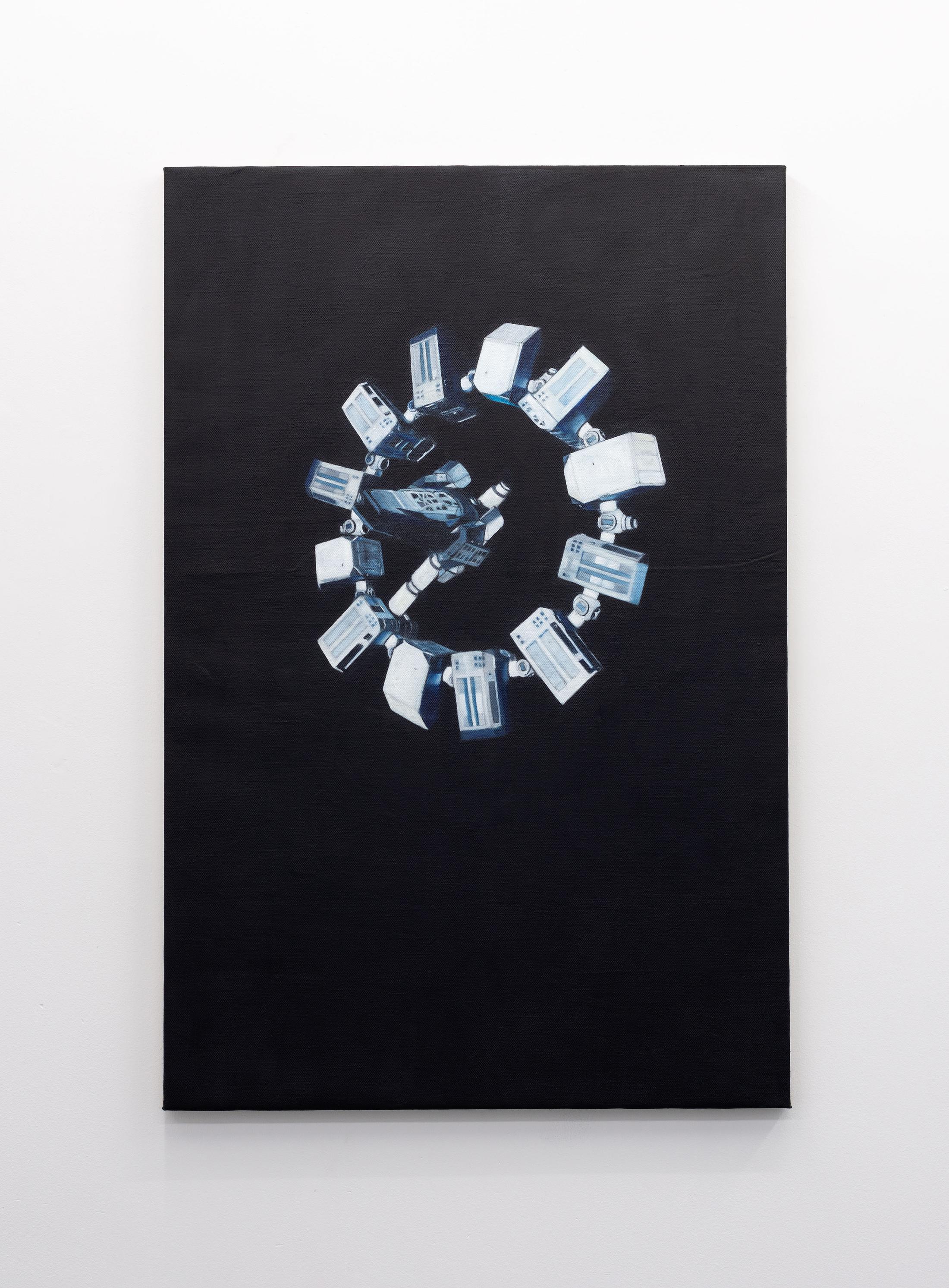 Exhibition View Mathis Gasser «Structures and Institutions / view on Endurance, 2018» at Weiss Falk, Basel / Photo: Flavio Karrer / Courtesy: the artist and Weiss Falk