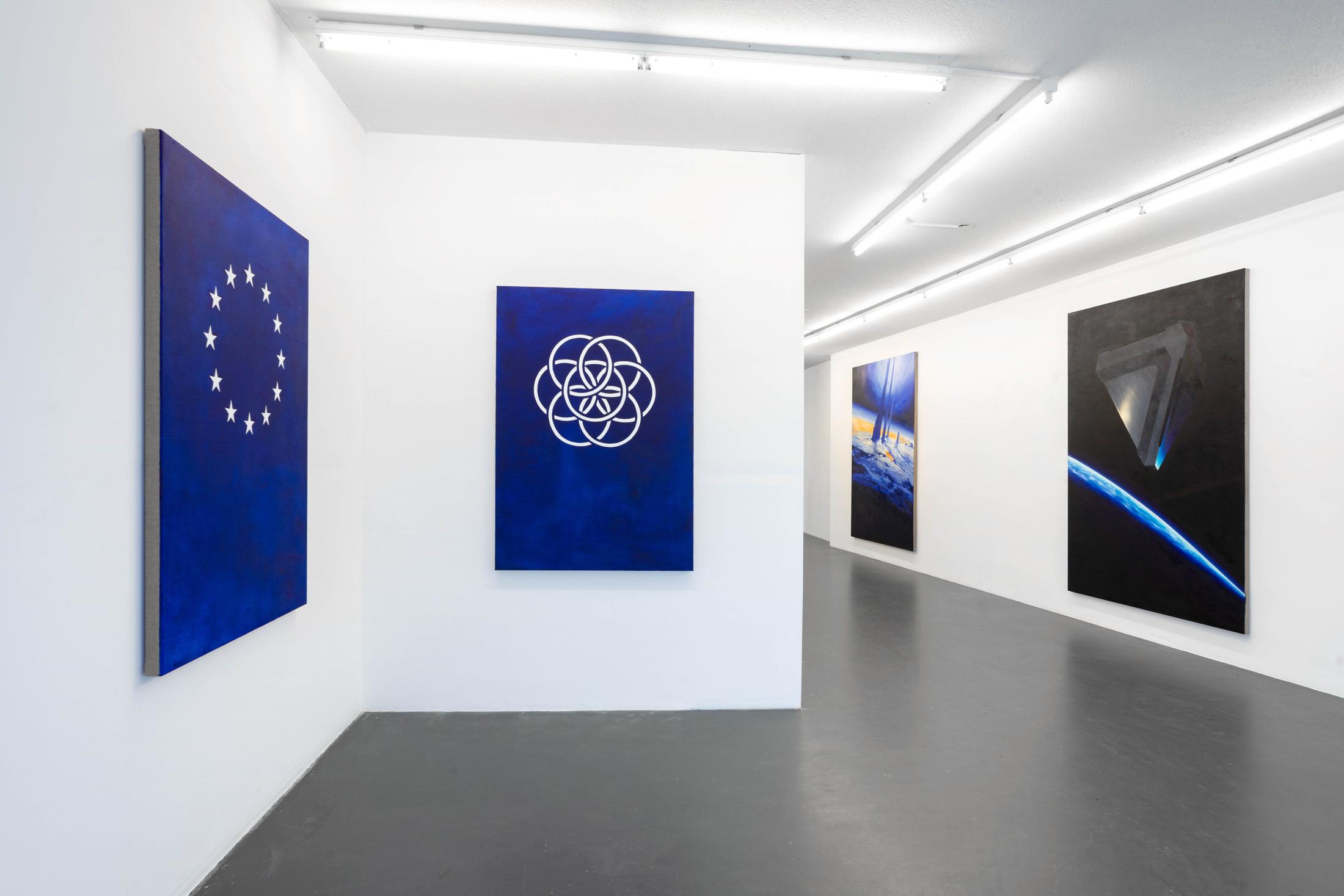 Exhibition View Mathis Gasser «Structures and Institutions» at Weiss Falk, Basel / Photo: Flavio Karrer / Courtesy: the artist and Weiss Falk