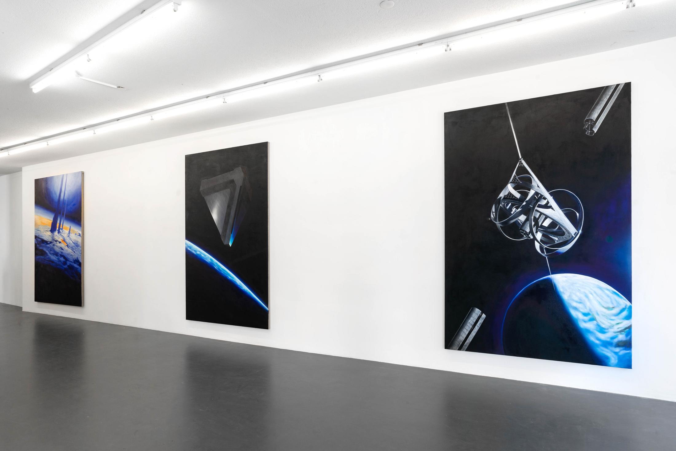 Exhibition View Mathis Gasser «Structures and Institutions» at Weiss Falk, Basel / Photo: Flavio Karrer / Courtesy: the artist and Weiss Falk