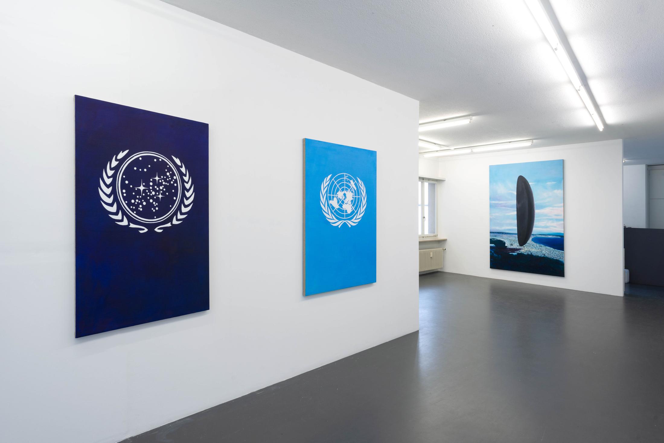 Exhibition View Mathis Gasser «Structures and Institutions» at Weiss Falk, Basel / Photo: Flavio Karrer / Courtesy: the artist and Weiss Falk