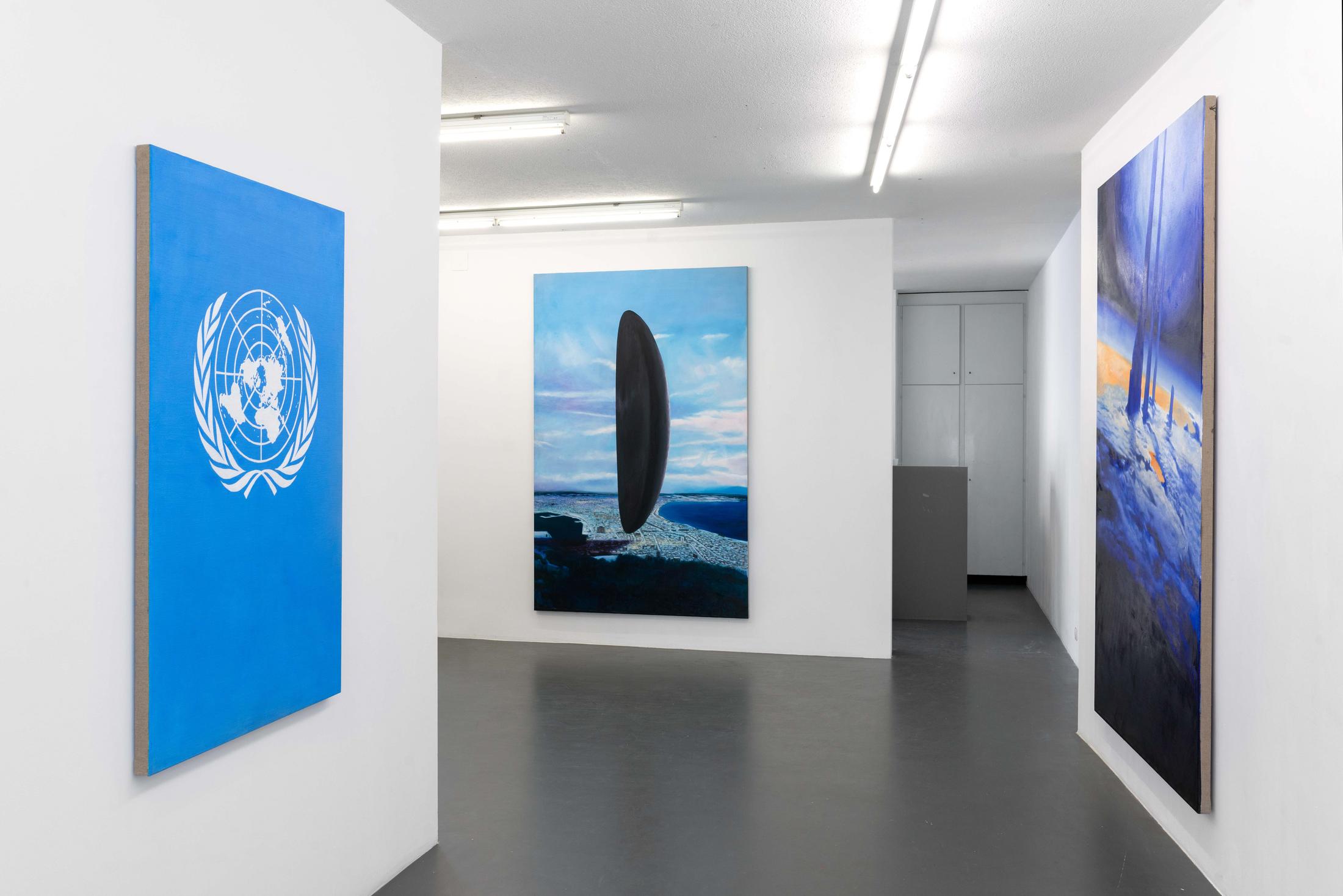 Exhibition View Mathis Gasser «Structures and Institutions» at Weiss Falk, Basel / Photo: Flavio Karrer / Courtesy: the artist and Weiss Falk