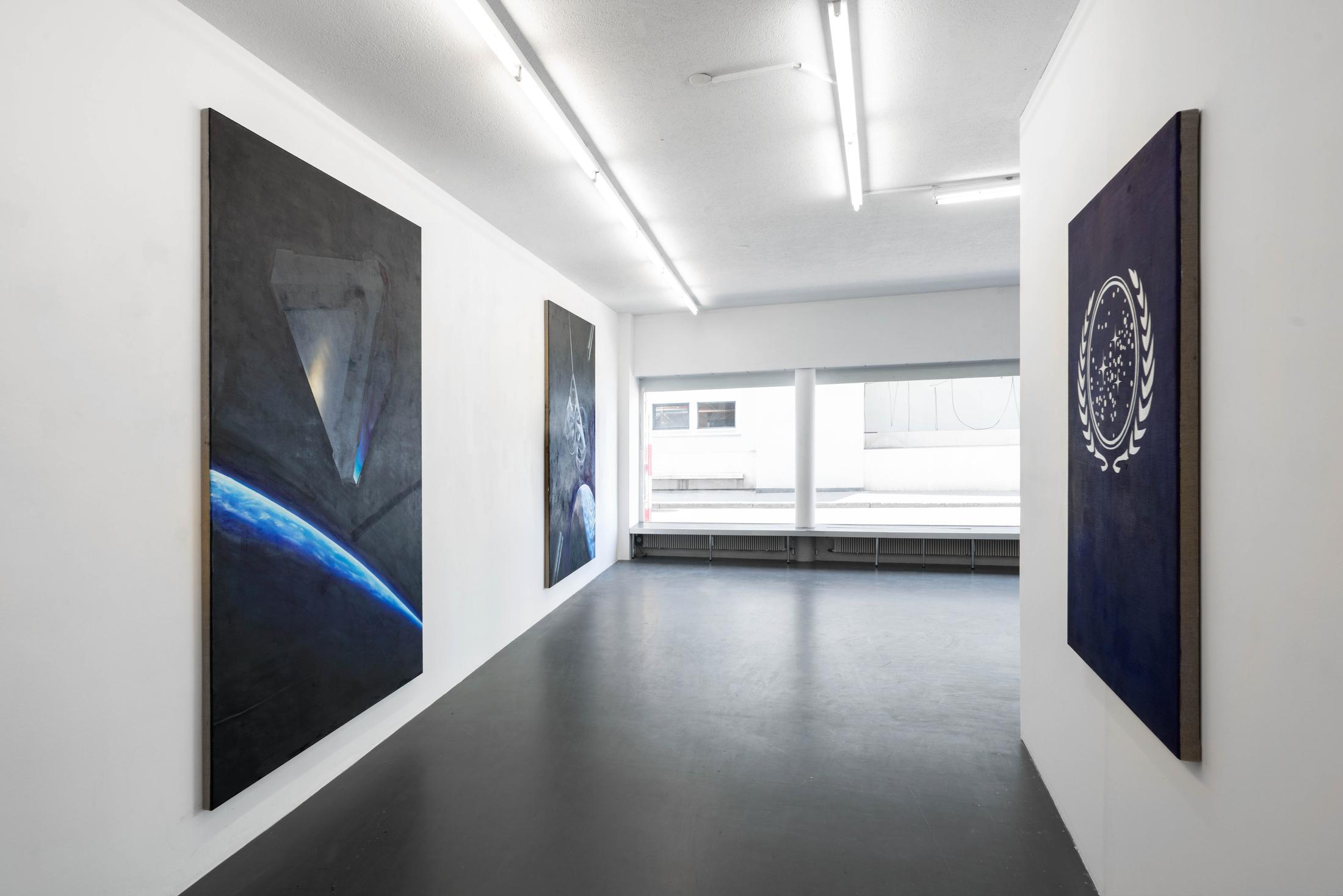 Exhibition View Mathis Gasser «Structures and Institutions» at Weiss Falk, Basel / Photo: Flavio Karrer / Courtesy: the artist and Weiss Falk