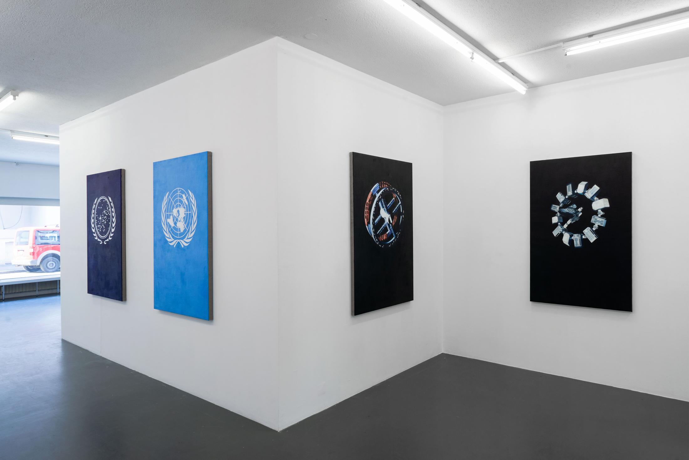 Exhibition View Mathis Gasser «Structures and Institutions» at Weiss Falk, Basel / Photo: Flavio Karrer / Courtesy: the artist and Weiss Falk