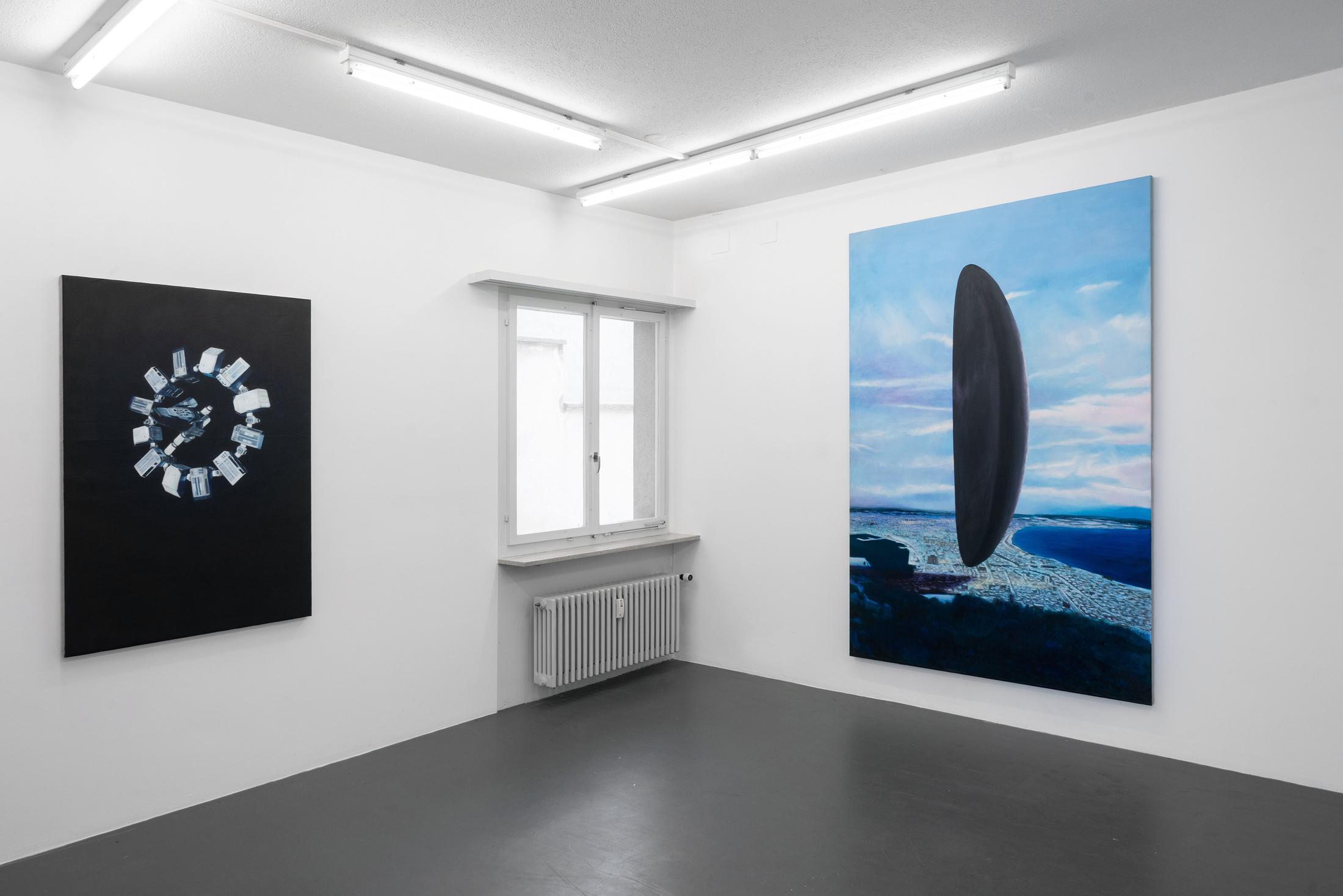 Exhibition View Mathis Gasser «Structures and Institutions» at Weiss Falk, Basel / Photo: Flavio Karrer / Courtesy: the artist and Weiss Falk