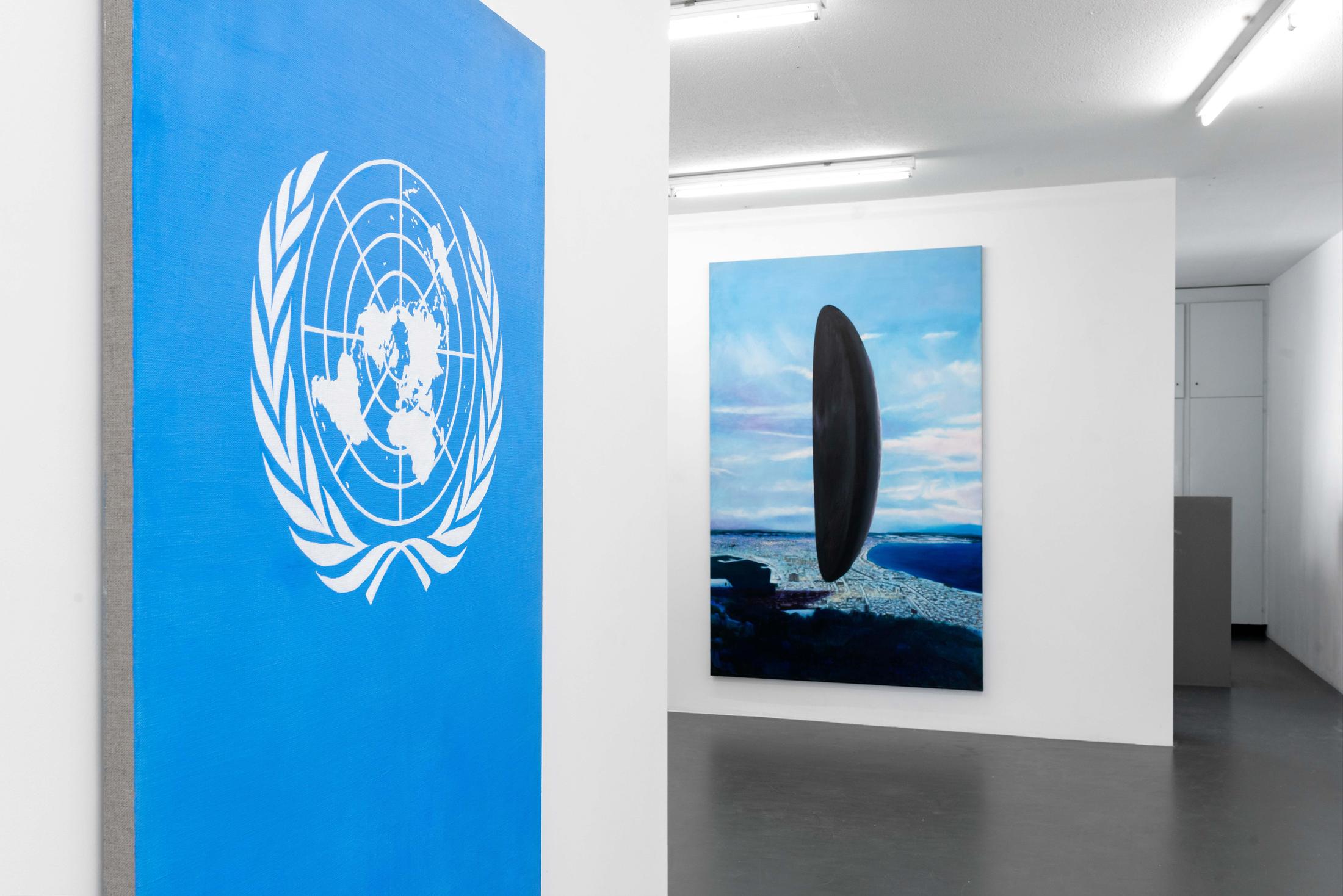 Exhibition View Mathis Gasser «Structures and Institutions» at Weiss Falk, Basel / Photo: Flavio Karrer / Courtesy: the artist and Weiss Falk