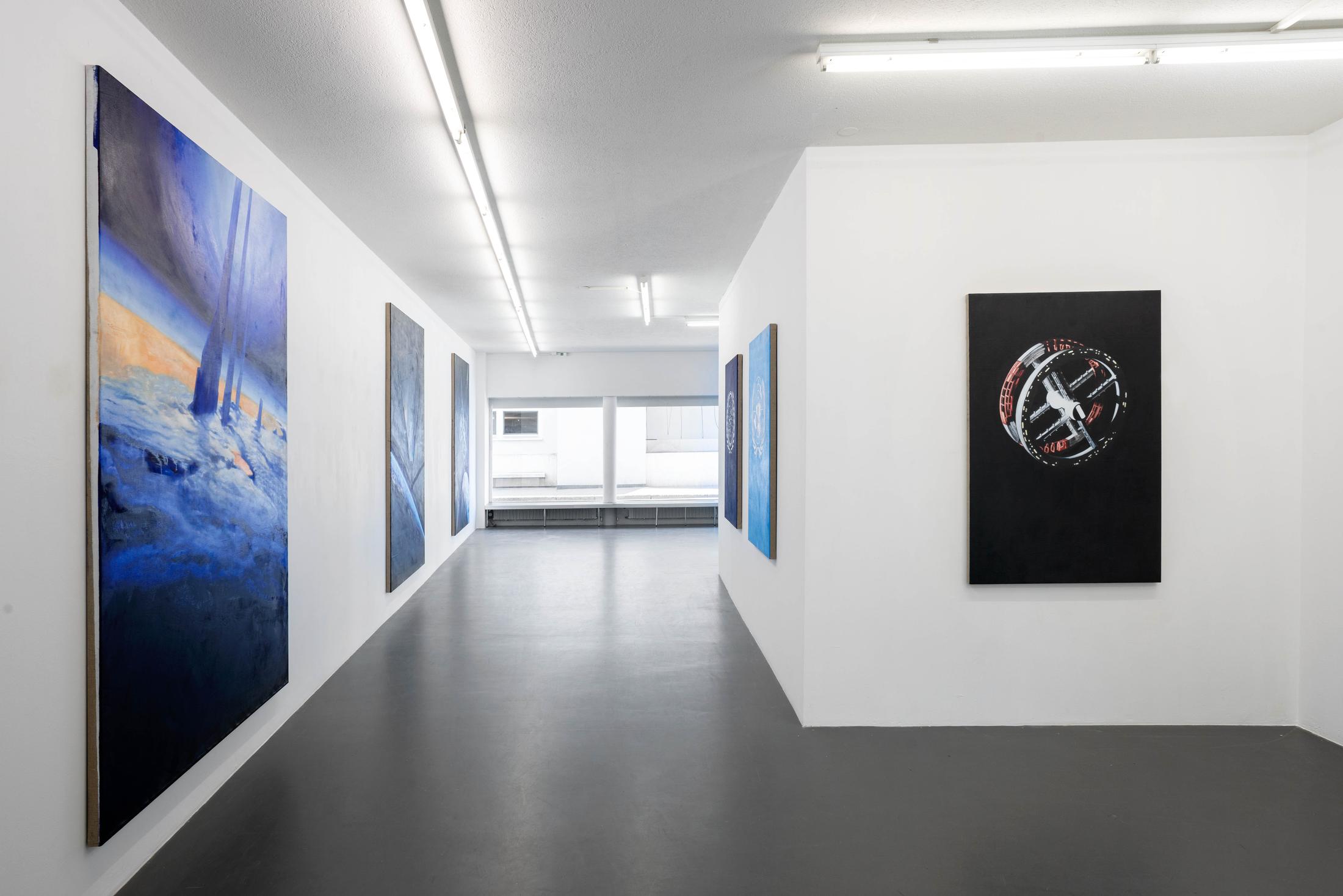 Exhibition View Mathis Gasser «Structures and Institutions» at Weiss Falk, Basel / Photo: Flavio Karrer / Courtesy: the artist and Weiss Falk