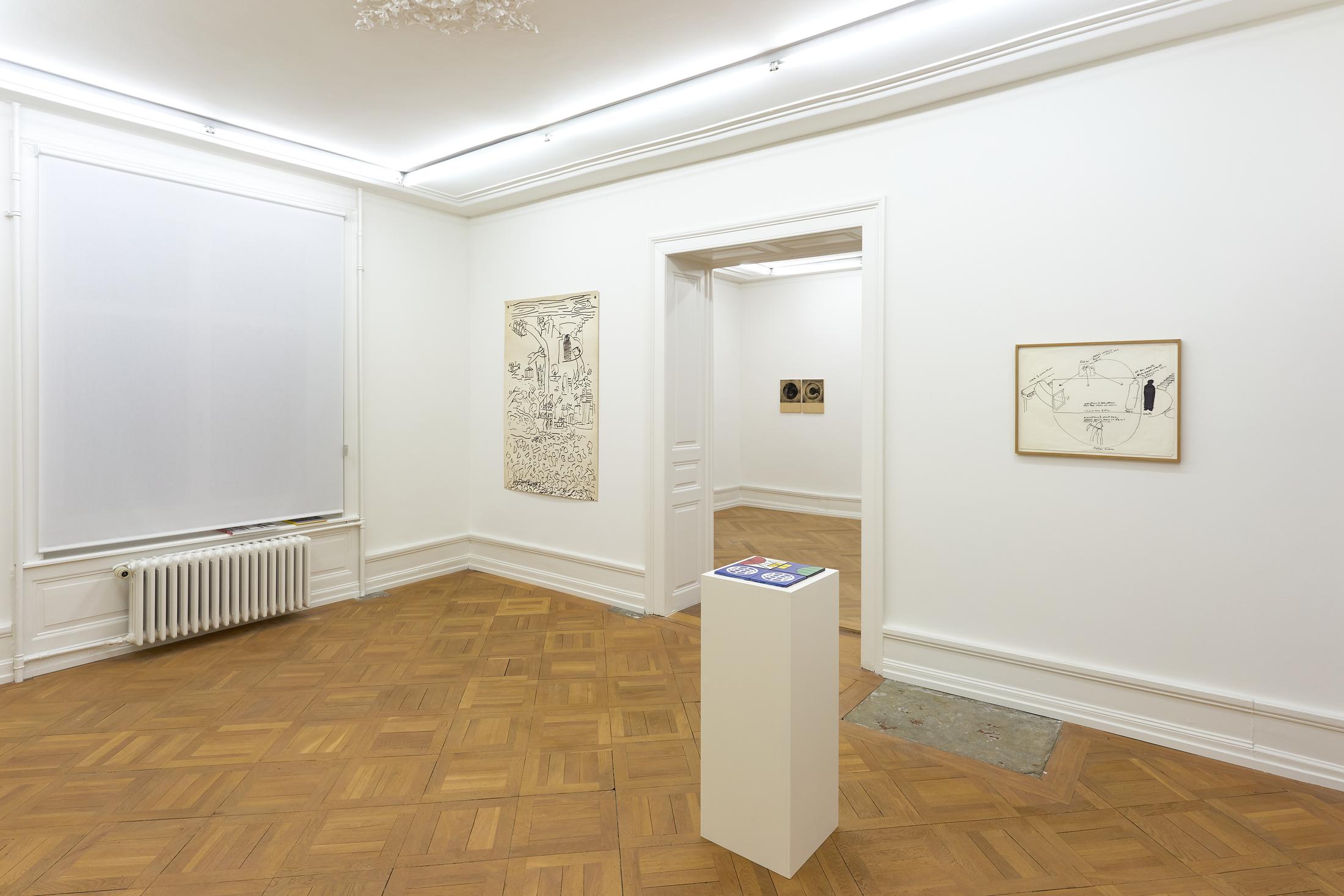 Exhibition View Matt Mullican Soloshow «Representing the Five Worlds - 50 Years of Work» at Mai 36 Galerie, Zurich, 2020 / Courtesy: the artist and Mai 36 Galerie