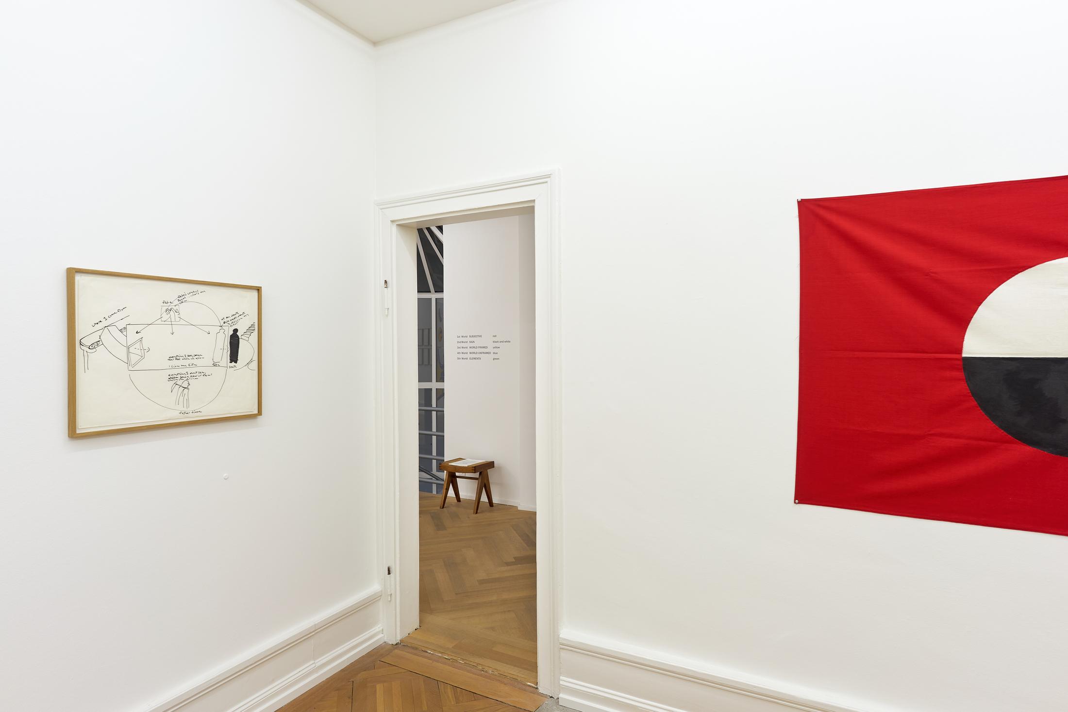 Exhibition View Matt Mullican Soloshow «Representing the Five Worlds - 50 Years of Work» at Mai 36 Galerie, Zurich, 2020 / Courtesy: the artist and Mai 36 Galerie