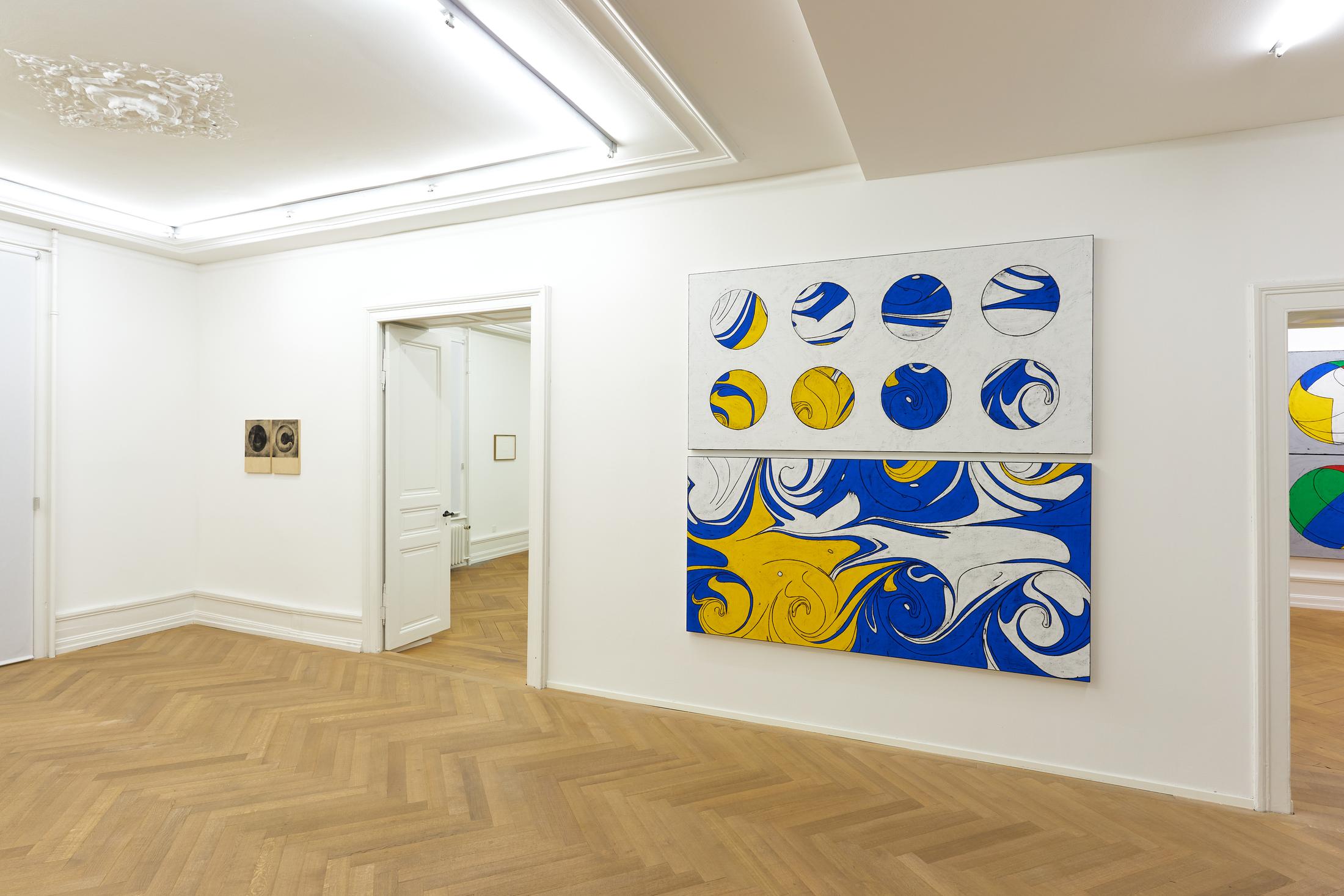 Exhibition View Matt Mullican Soloshow «Representing the Five Worlds - 50 Years of Work» at Mai 36 Galerie, Zurich, 2020 / Courtesy: the artist and Mai 36 Galerie