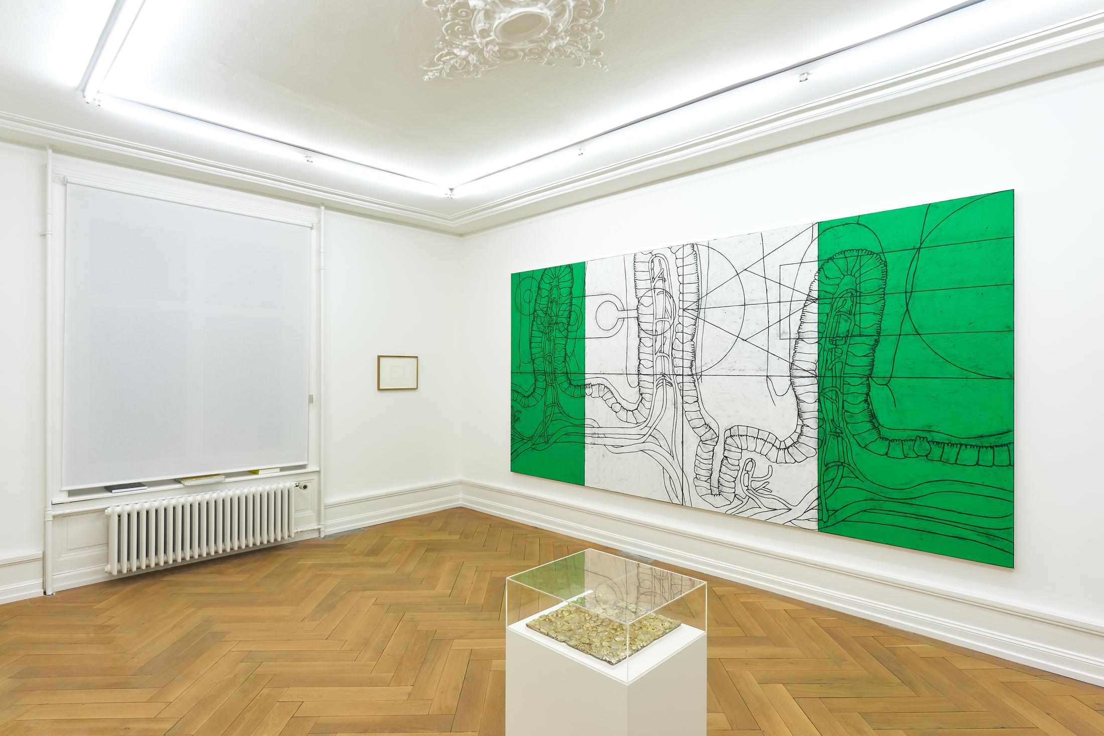 Exhibition View Matt Mullican Soloshow «Representing the Five Worlds - 50 Years of Work» at Mai 36 Galerie, Zurich, 2020 / Courtesy: the artist and Mai 36 Galerie