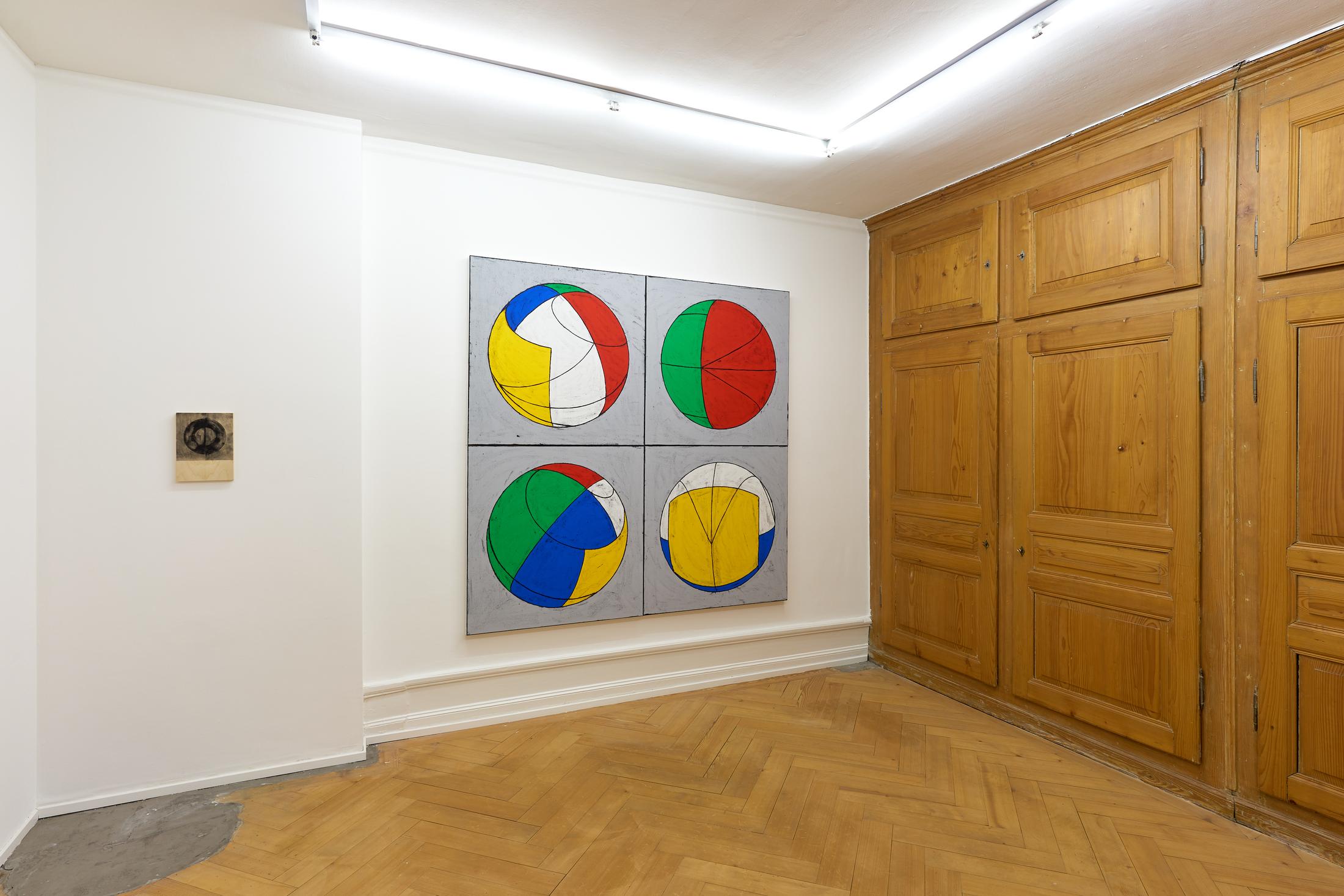 Exhibition View Matt Mullican Soloshow «Representing the Five Worlds - 50 Years of Work» at Mai 36 Galerie, Zurich, 2020 / Courtesy: the artist and Mai 36 Galerie