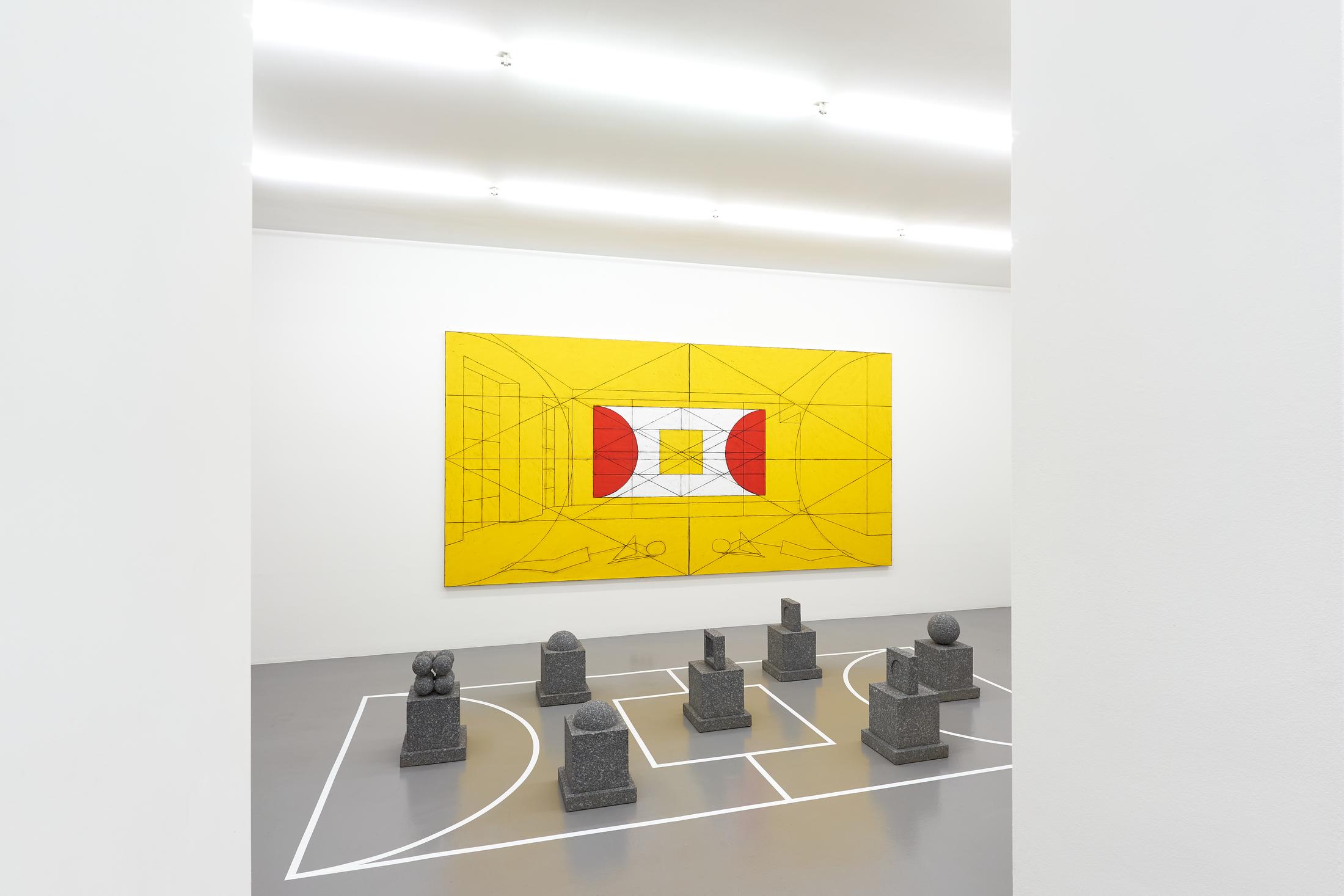 Exhibition View Matt Mullican Soloshow «Representing the Five Worlds - 50 Years of Work» at Mai 36 Galerie, Zurich, 2020 / Courtesy: the artist and Mai 36 Galerie