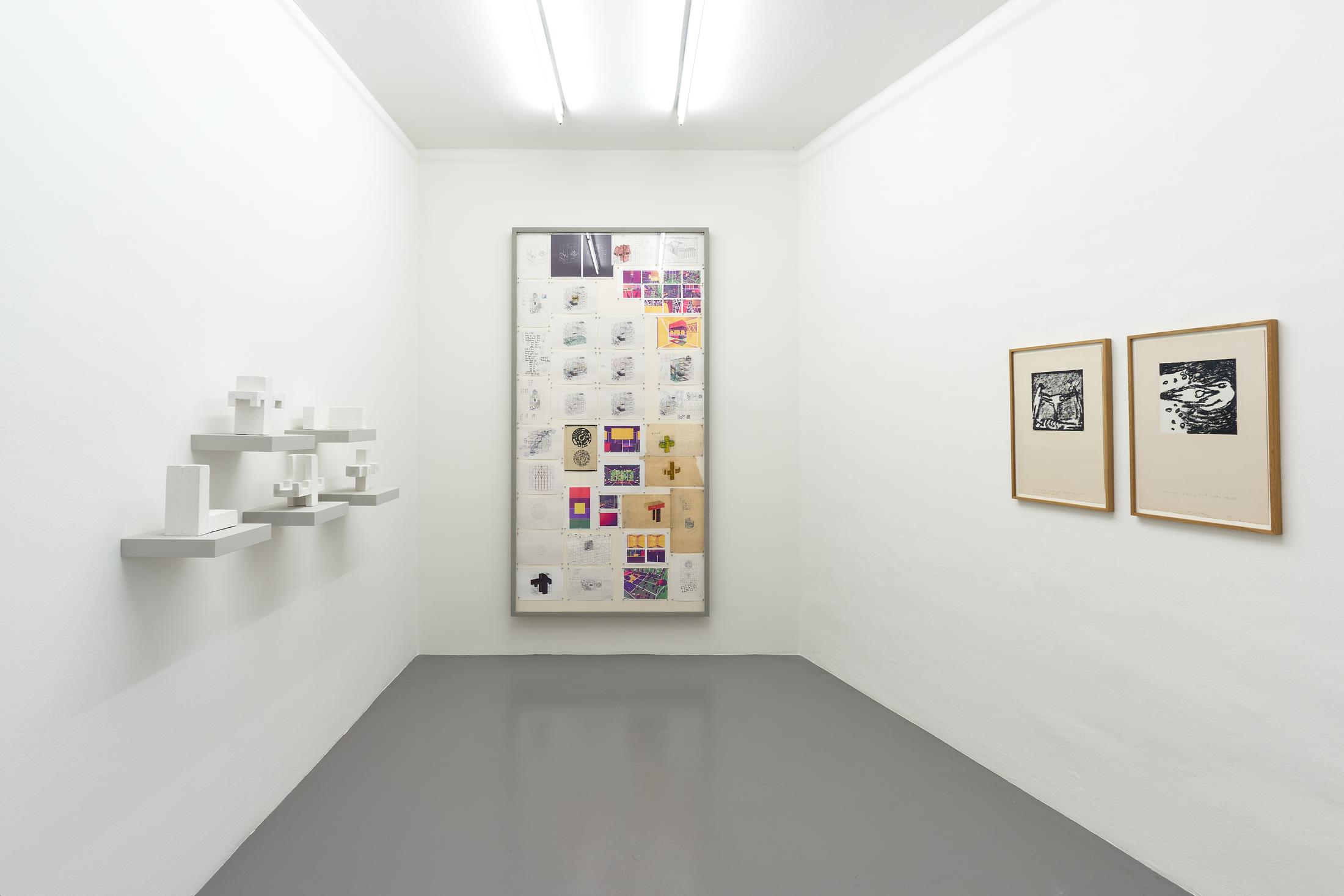 Exhibition View Matt Mullican Soloshow «Representing the Five Worlds - 50 Years of Work» at Mai 36 Galerie, Zurich, 2020 / Courtesy: the artist and Mai 36 Galerie