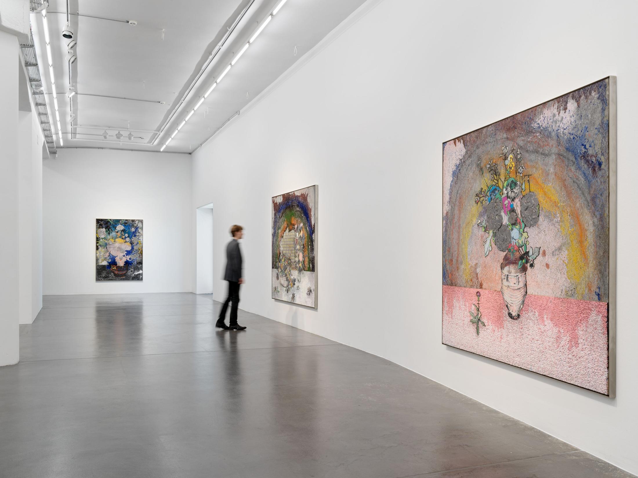 Exhibition View Matthew Day Jackson Soloshow «Flowers, Windows and Thistles» at Hauser & Wirth Zürich, Zurich, 2020 / Photo: © Matthew Day Jackson / Courtesy: the artist and Hauser & Wirth