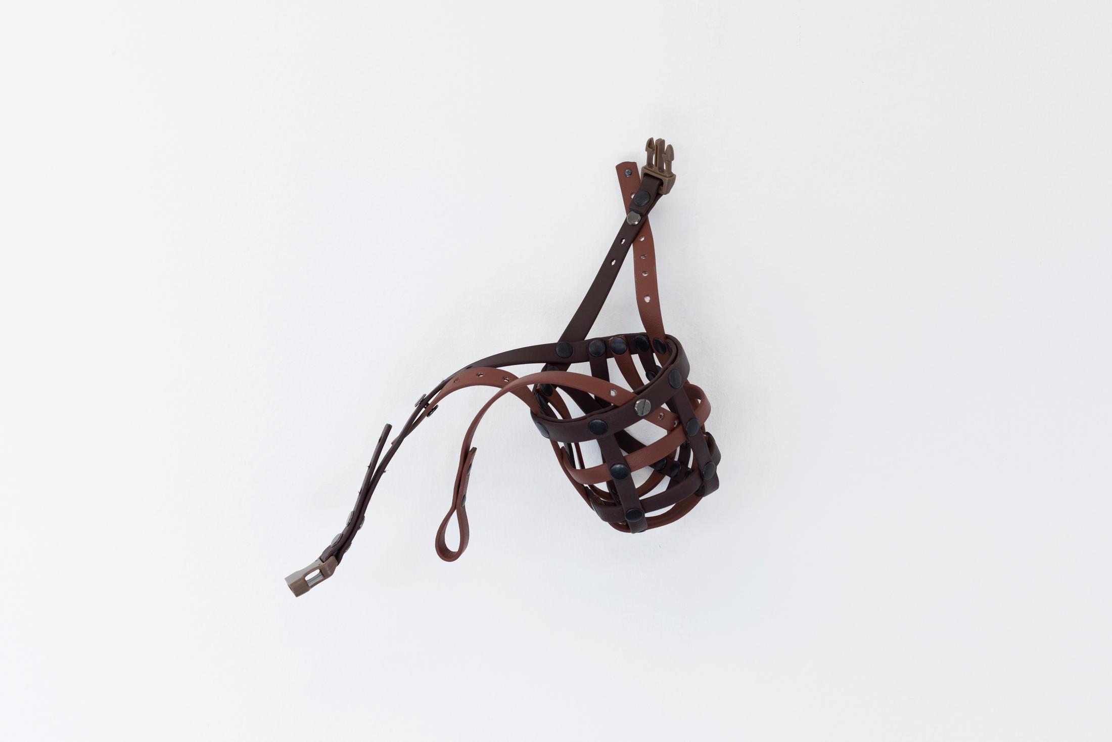 Exhibition View Joint Exhibition «Punk Delikatessen; view on Marie Matusz, lmvh (Truffle Muzzle), 2020» at Suns Works, Zurich, 2020 / Photo: Simon Baumberger  / Courtesy: the artists and Suns Works