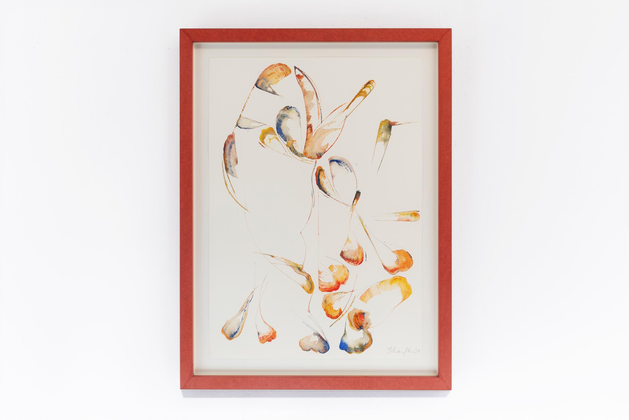 Exhibition View Joint Exhibition «Punk Delikatessen; view on Matthias Schaufler, Untitled 2, 2020» at Suns Works, Zurich, 2020 / Photo: Simon Baumberger  / Courtesy: the artists and Suns Works