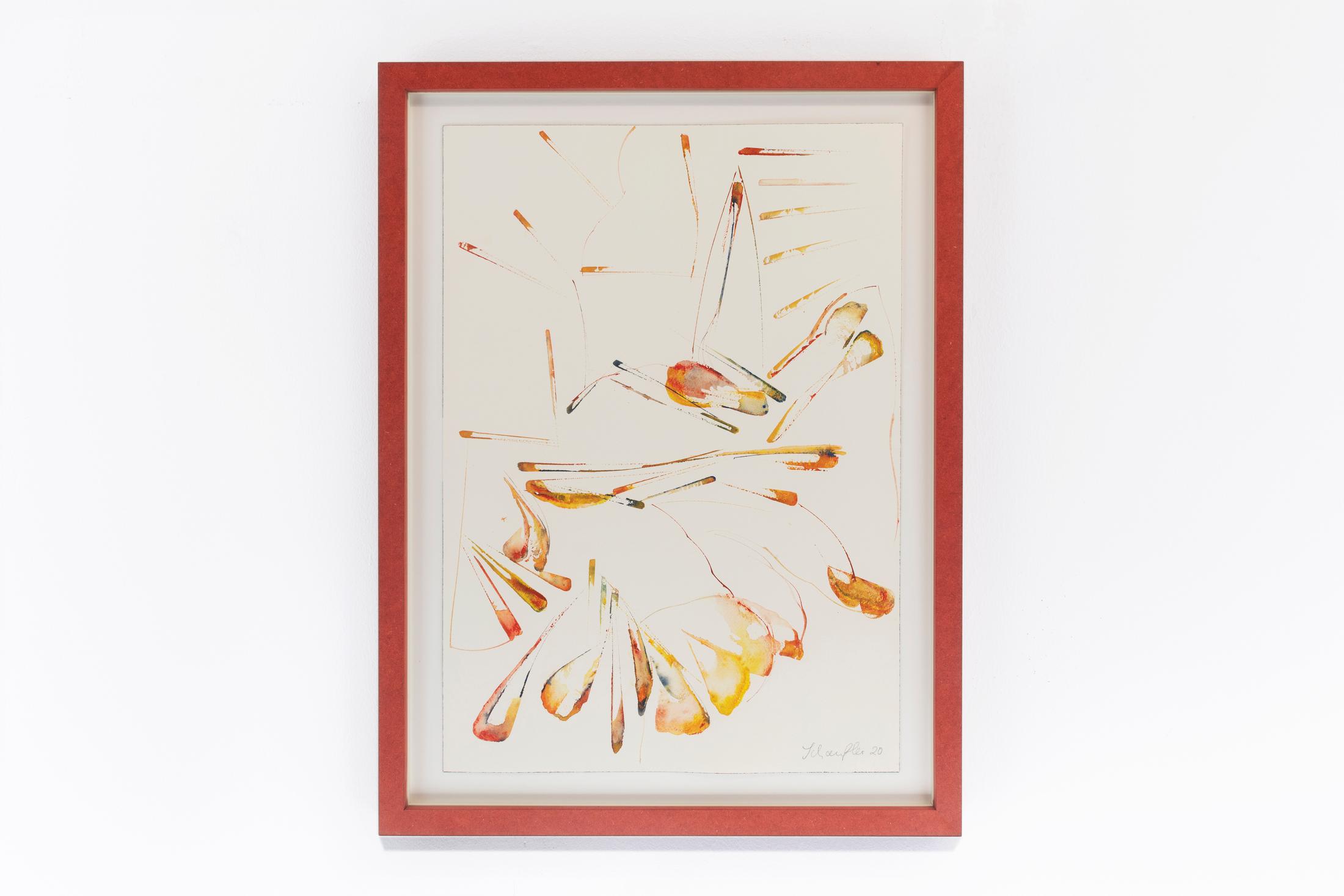 Exhibition View Joint Exhibition «Punk Delikatessen; view on Matthias Schaufler, Untitled 3, 2020» at Suns Works, Zurich, 2020 / Photo: Simon Baumberger  / Courtesy: the artists and Suns Works