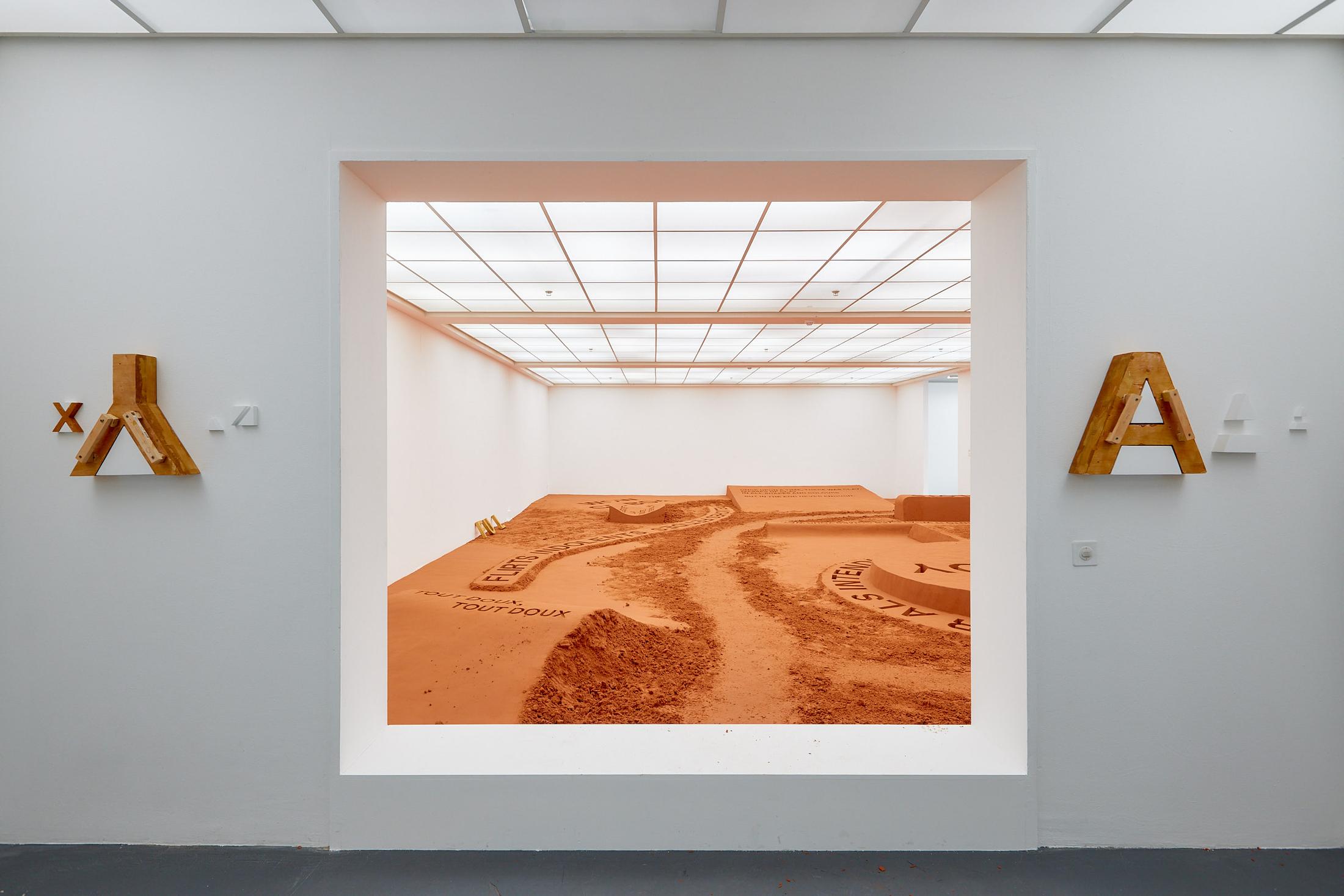 Exhibition View Maude Léonard-Contant Solo Show «Digs» at Kunsthaus Baselland, Baselland, 2022 / Photo: Moritz Schermbach / Courtesy: the artist and Kunsthaus Baselland