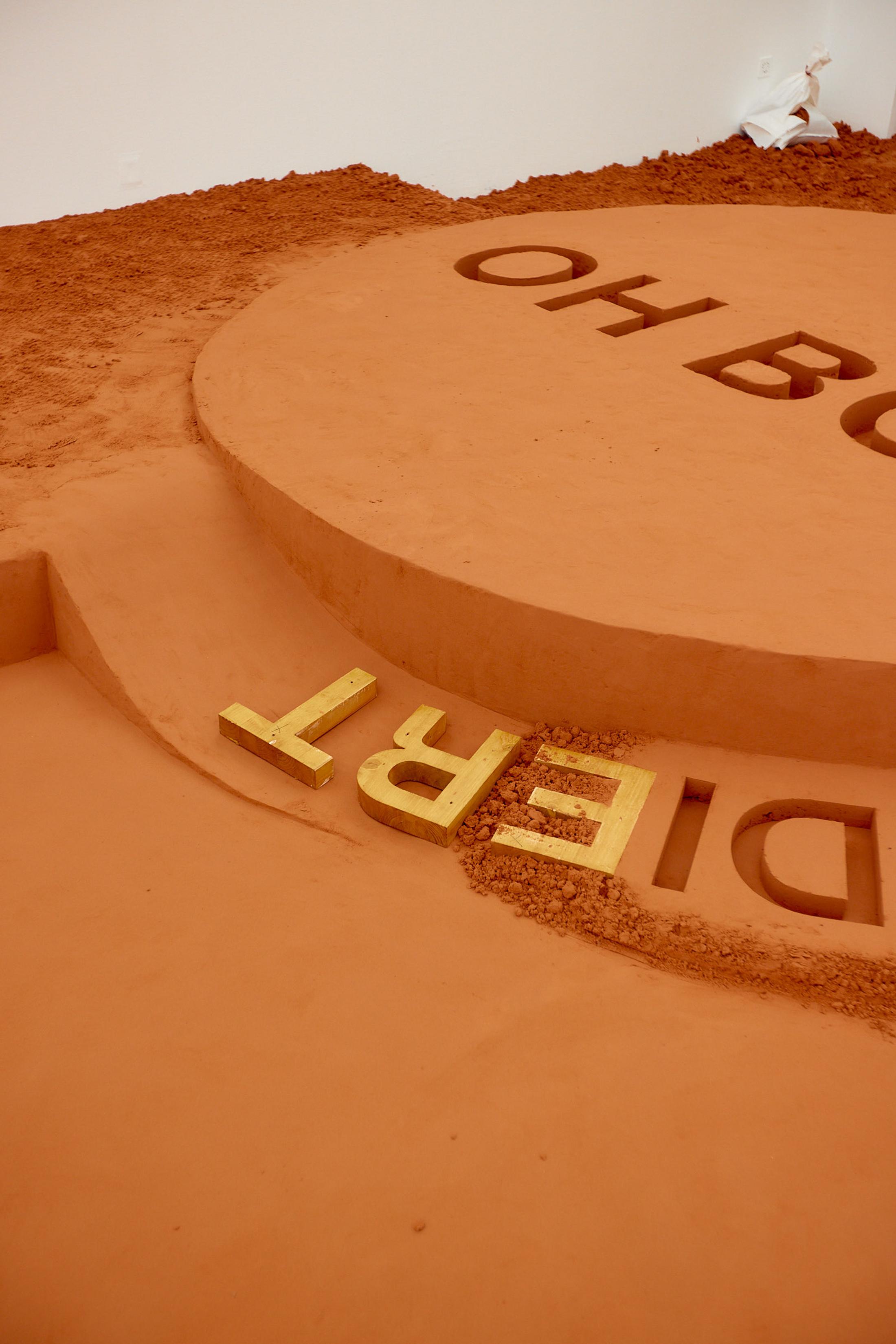 Exhibition View Maude Léonard-Contant Solo Show «Digs; view on Maude Léonard-Contant, Earth-moving (Detail), 2022» at Kunsthaus Baselland, Baselland, 2022 / Photo: Gina Folly / Courtesy: the artist and Kunsthaus Baselland