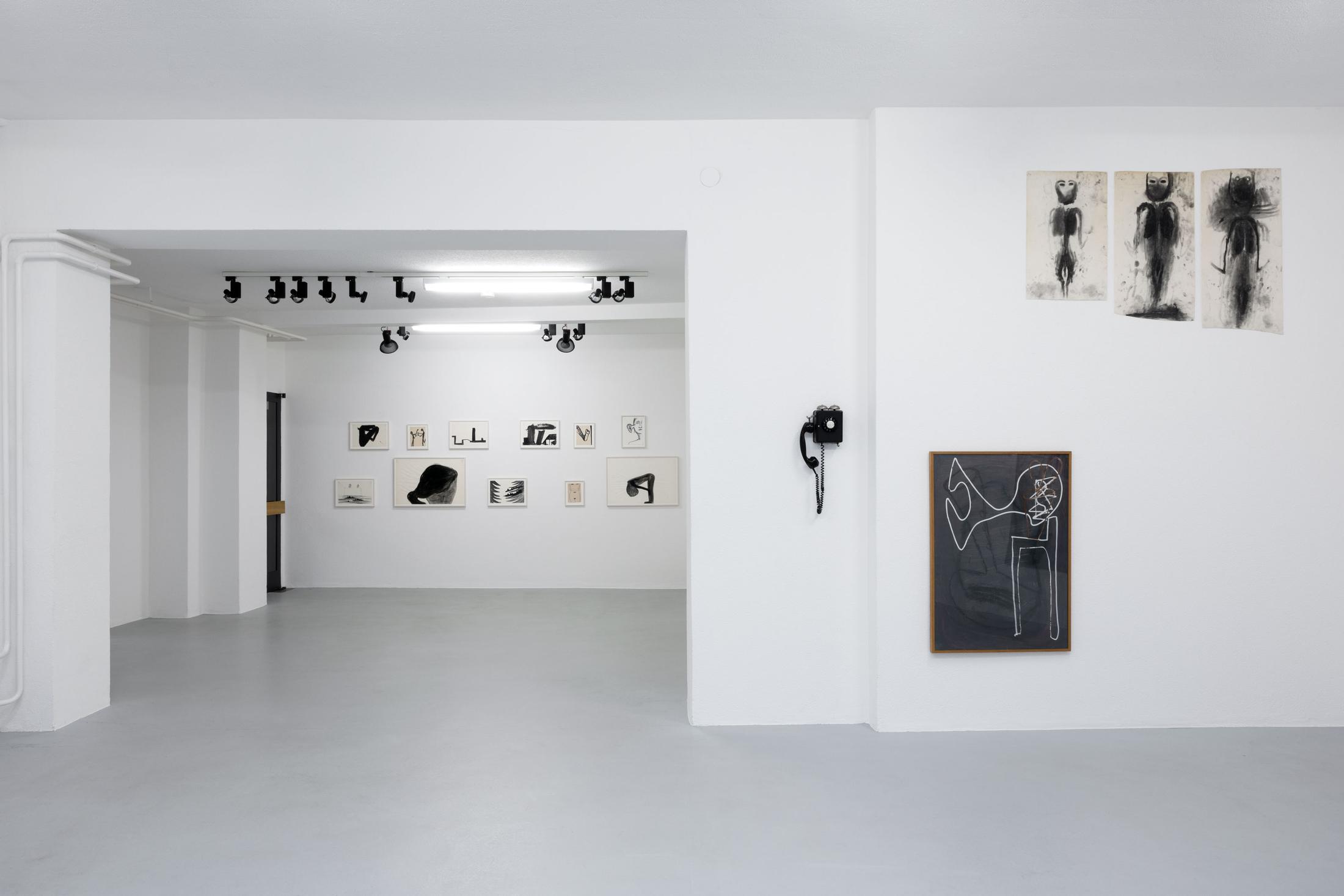 Exhibition View Group Show «May Be It’s All a Big Mistake» at Galerie Mueller, Basel, 2022 / Photo: Gina Folly / Courtesy: Galerie Mueller