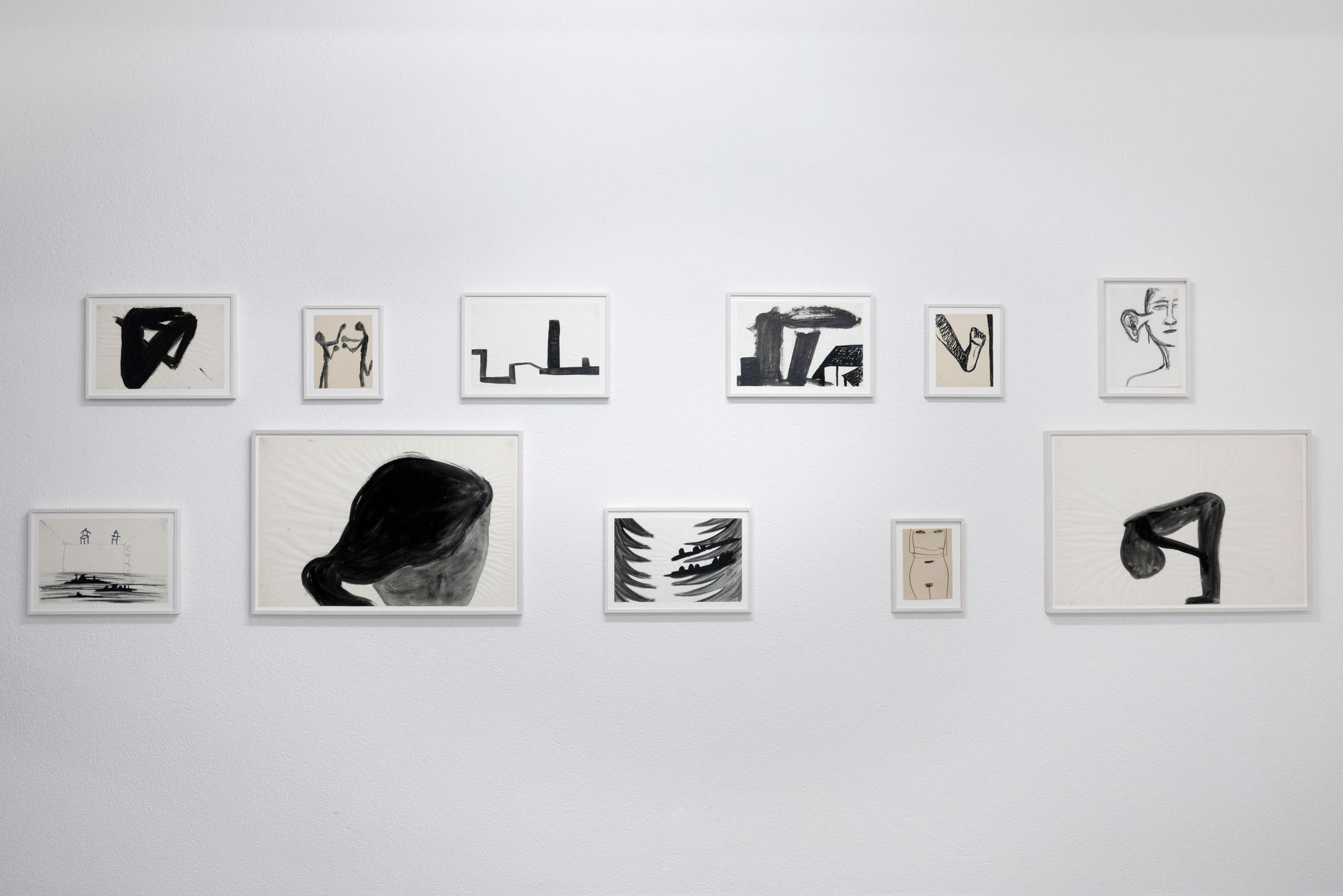 Exhibition View Group Show «May Be It’s All a Big Mistake» at Galerie Mueller, Basel, 2022 / Photo: Gina Folly / Courtesy: Galerie Mueller