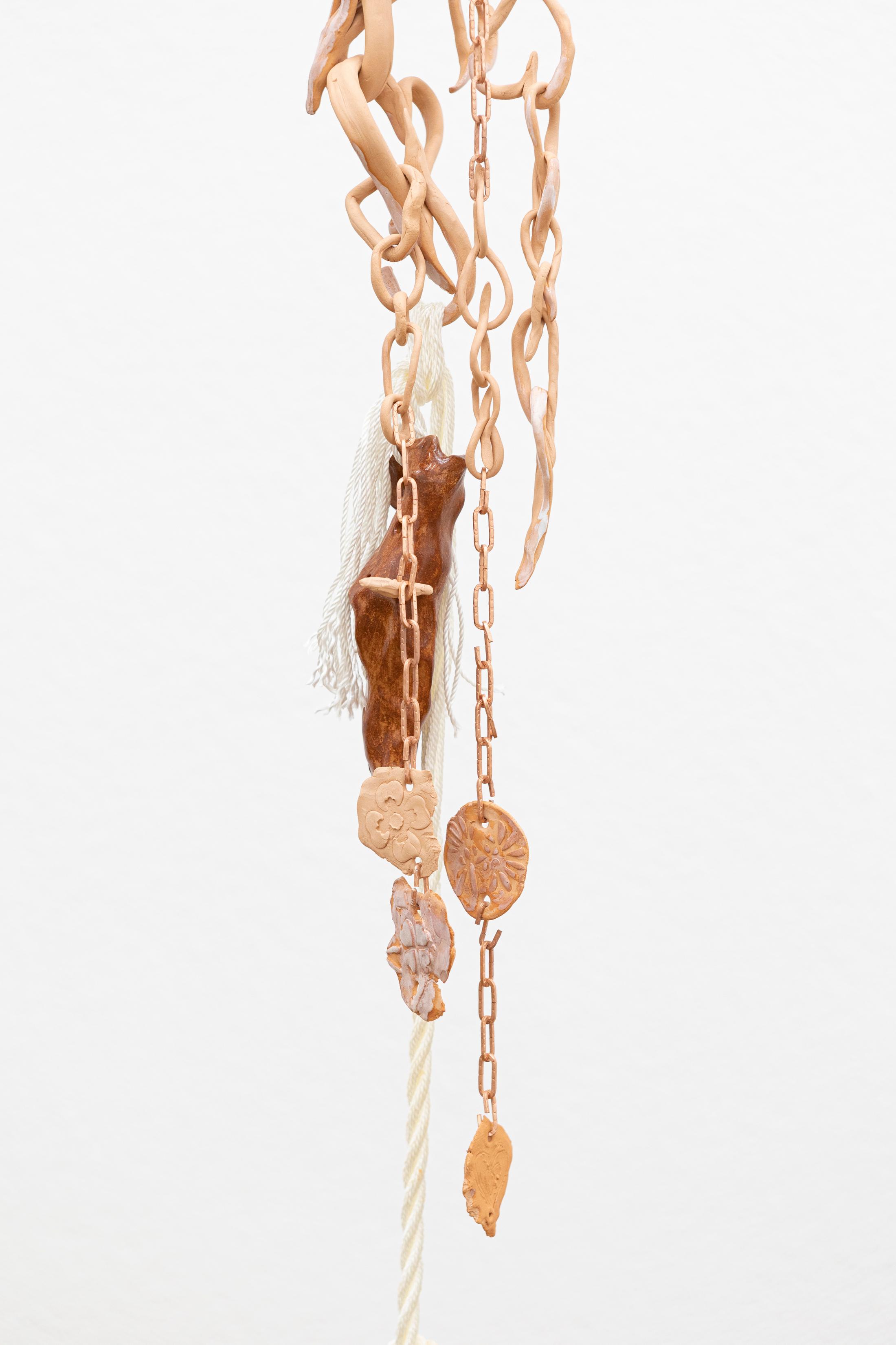 Exhibition View Maya Hottarek and Julian Zehnder Duo Show «Isomorphus Drip; view on Maya Hottarek, Zen spice mandala, 2021» at Krone Couronne, Biel/Bienne, 2021 / Photo: Michal Florence Schorro / Courtesy: the artists and Krone Couronne