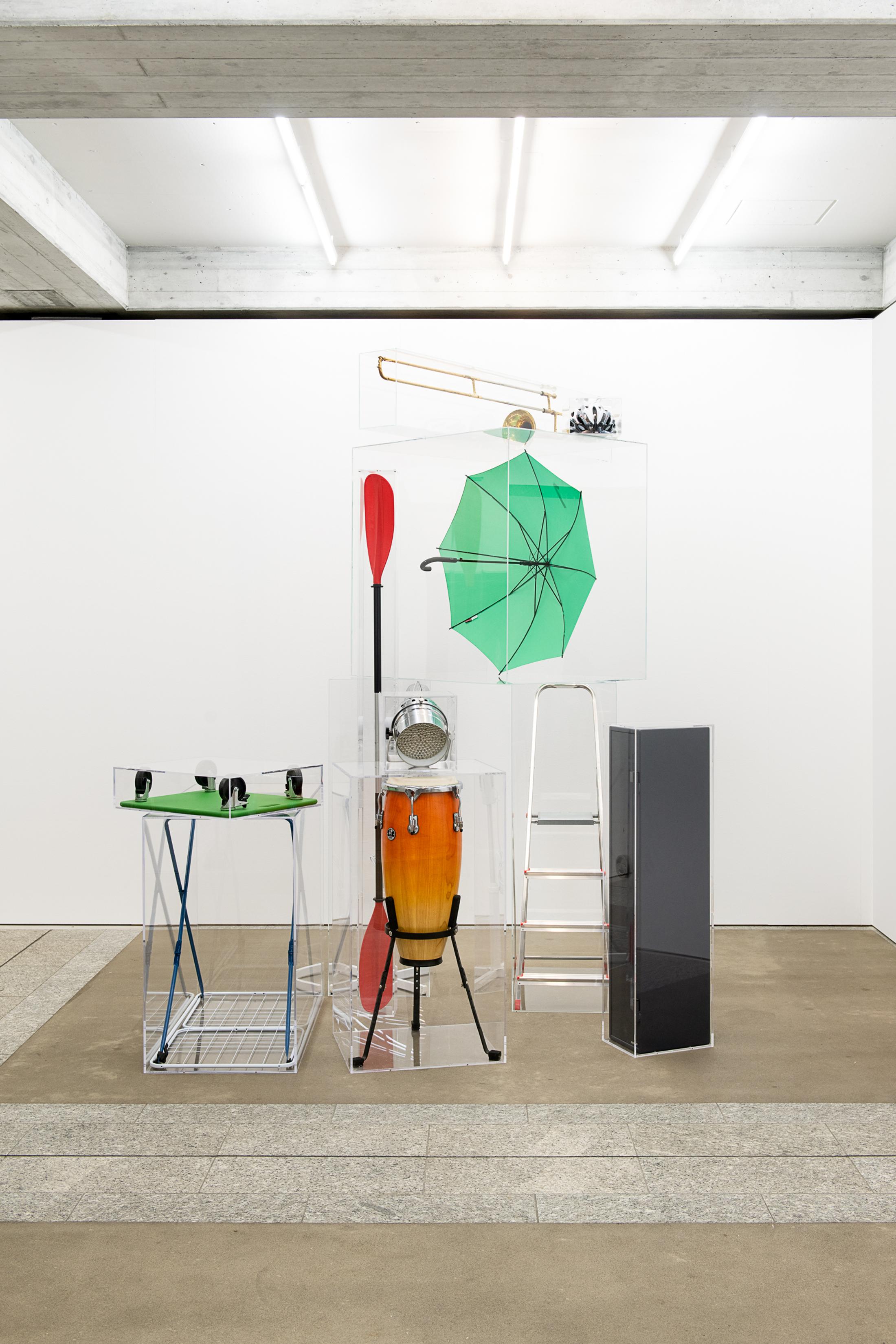 Exhibition View Groupshow «Metamorphosis Overdrive; view on Simon Dybbroe Møller, Things and the Thoughts That Think Them, 2011» at Kunstmuseum St. Gallen, St. Gallen, 2020 / Photo: Sebastian Stadler / Courtesy: the artist and Kunstmuseum St. Gallen