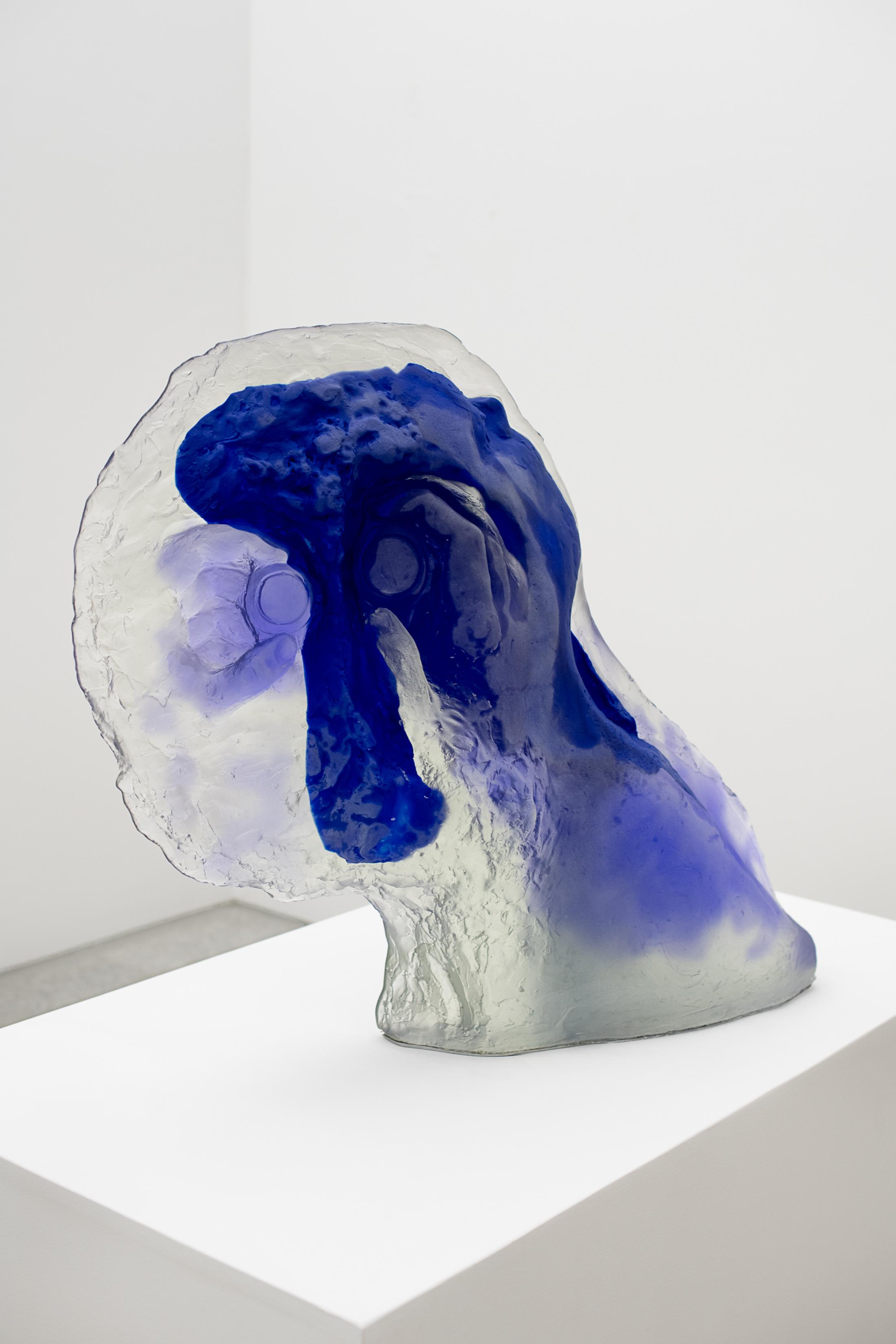 Exhibition View Groupshow «Metamorphosis Overdrive; view on Diego Perrone, La notte all’indietro pesa, 2019» at Kunstmuseum St. Gallen, St. Gallen, 2020 / Photo: Sebastian Stadler / Courtesy: the artist and Kunstmuseum St. Gallen