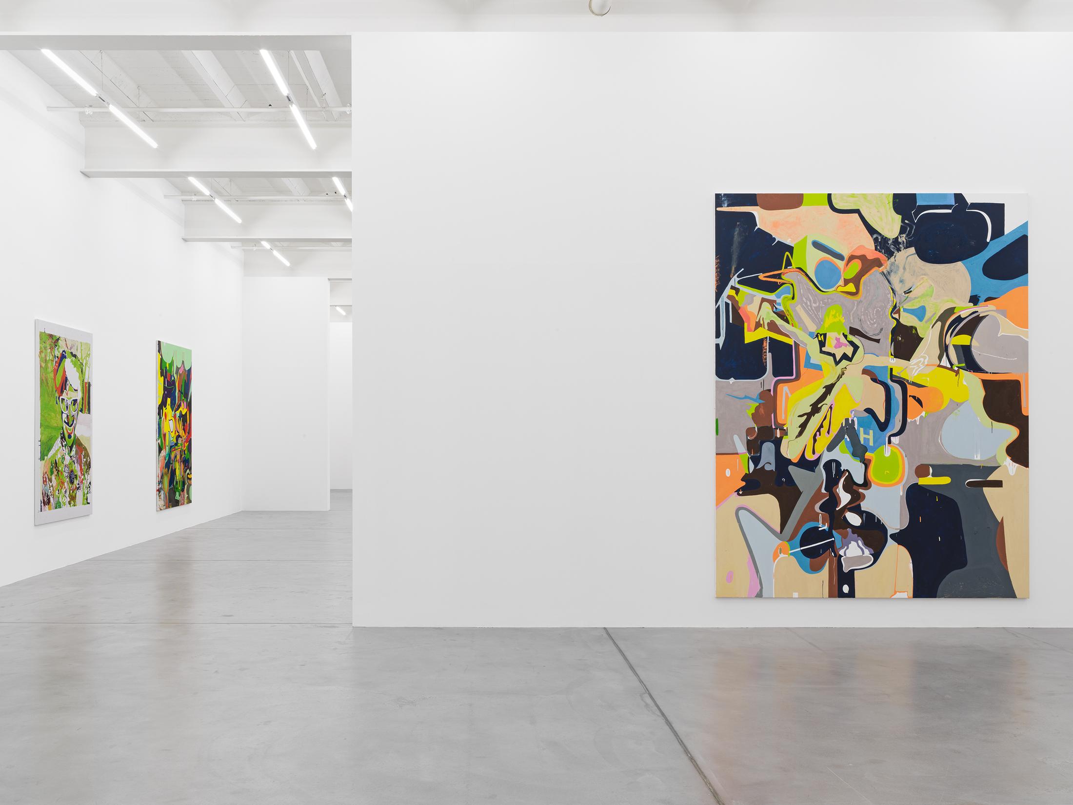 Exhibition View Michael Williams Soloshow «New Paintings» at Galerie Eva Presenhuber, Zurich, 2019 / Photo: Stefan Altenburger / © Michael Williams / Courtesy: the artist and Galerie Eva Presenhuber, Zurich / New York