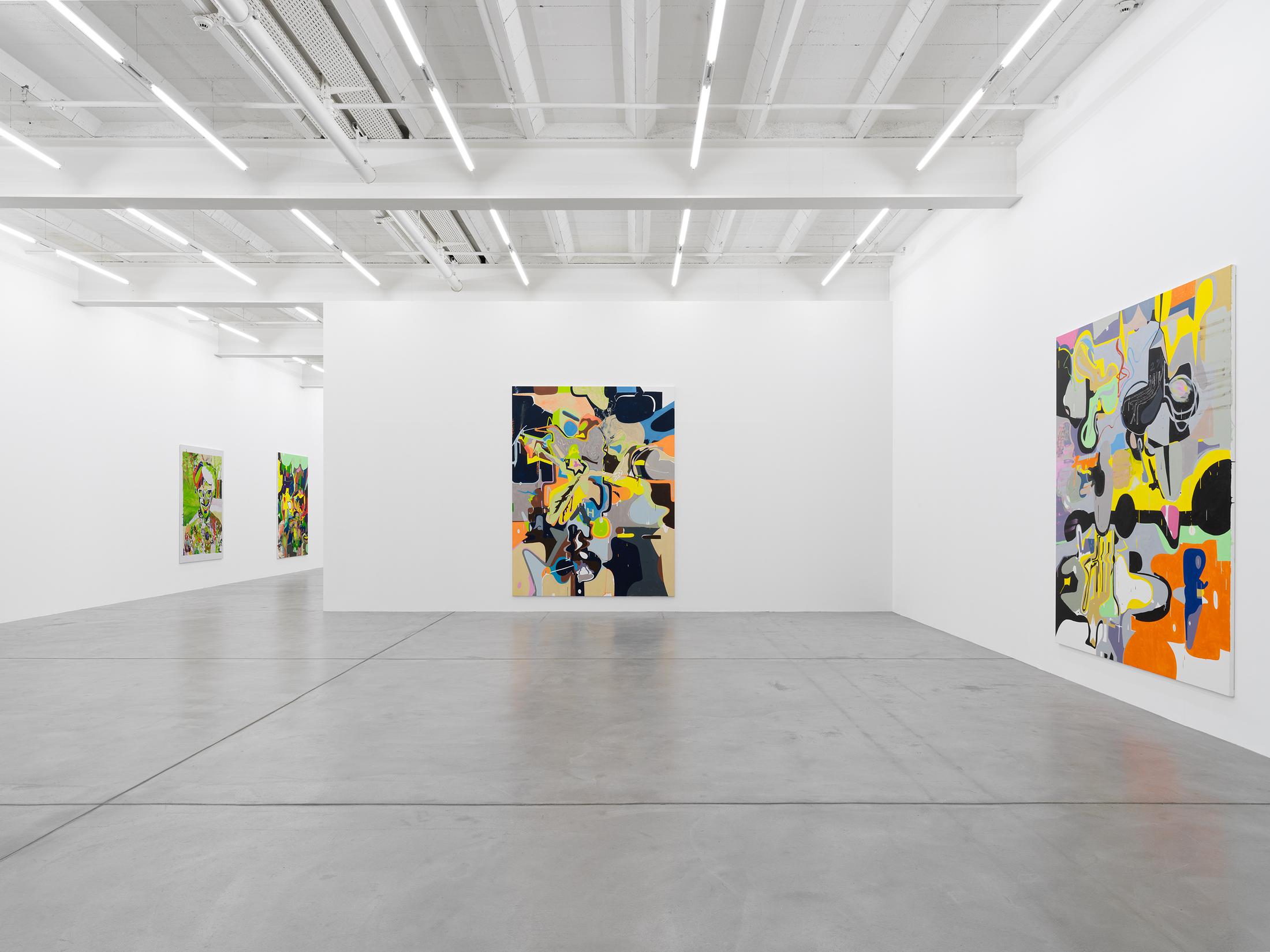 Exhibition View Michael Williams Soloshow «New Paintings» at Galerie Eva Presenhuber, Zurich, 2019 / Photo: Stefan Altenburger / © Michael Williams / Courtesy: the artist and Galerie Eva Presenhuber, Zurich / New York