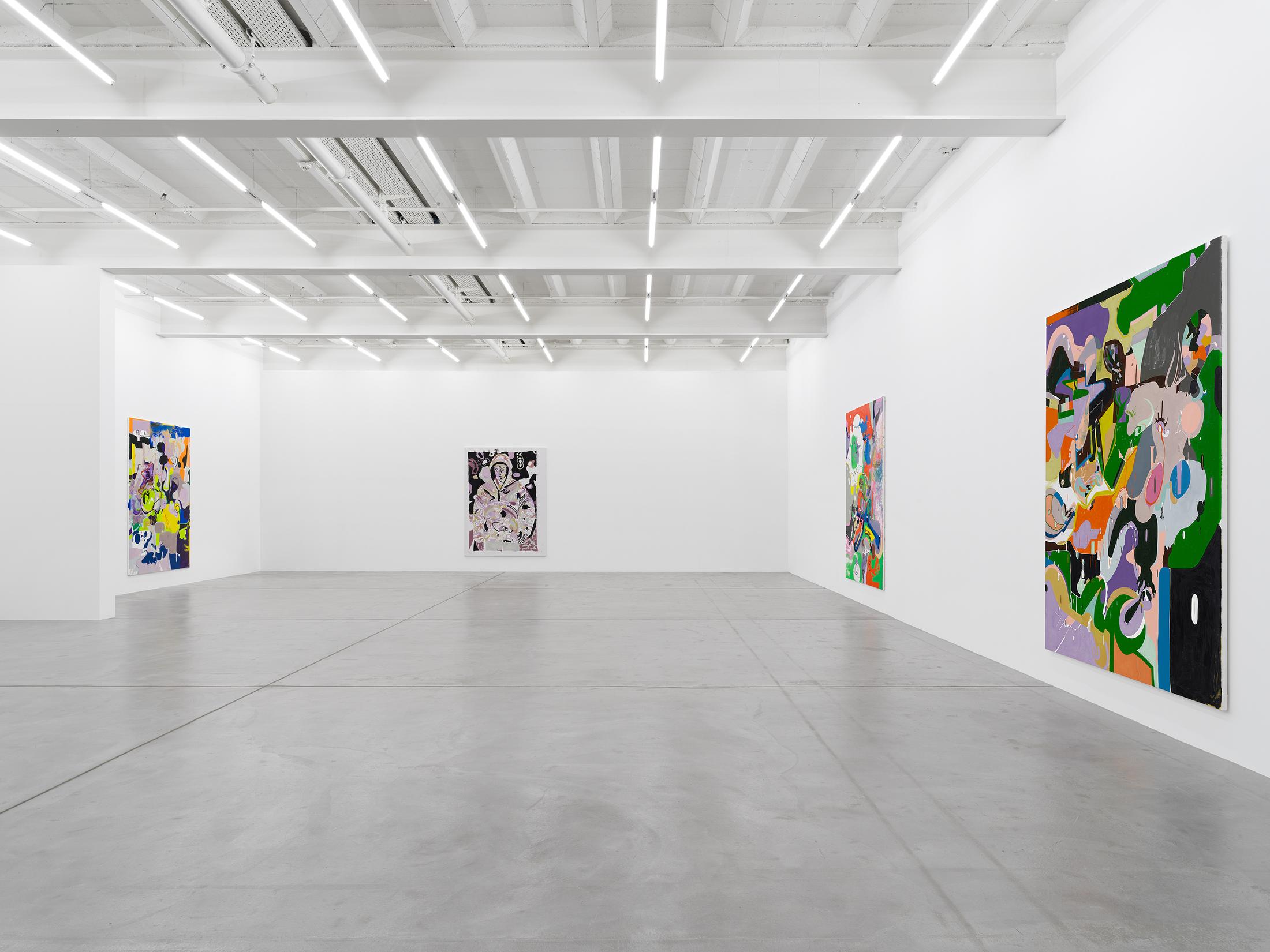 Exhibition View Michael Williams Soloshow «New Paintings» at Galerie Eva Presenhuber, Zurich, 2019 / Photo: Stefan Altenburger / © Michael Williams / Courtesy: the artist and Galerie Eva Presenhuber, Zurich / New York
