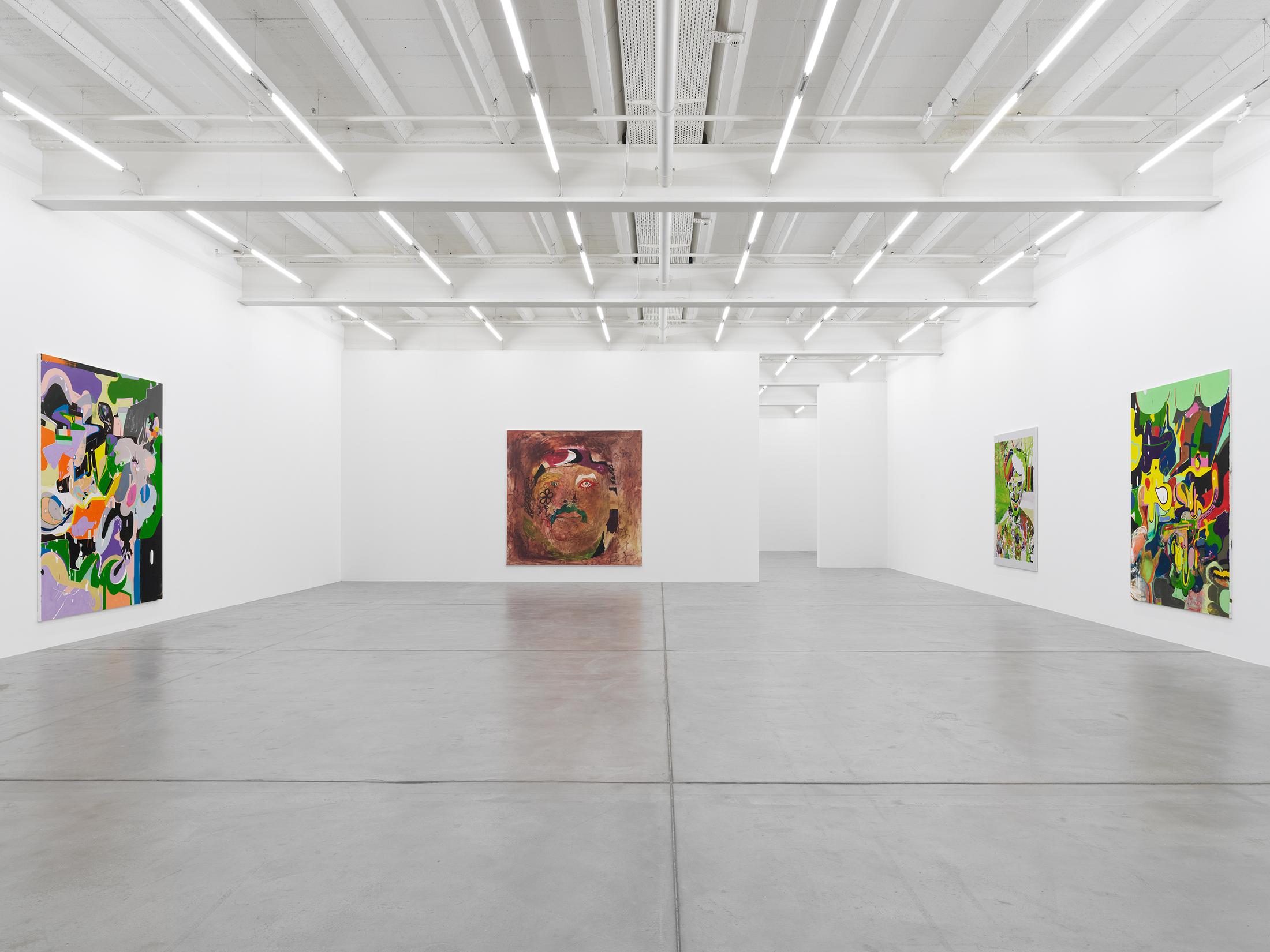 Exhibition View Michael Williams Soloshow «New Paintings» at Galerie Eva Presenhuber, Zurich, 2019 / Photo: Stefan Altenburger / © Michael Williams / Courtesy: the artist and Galerie Eva Presenhuber, Zurich / New York
