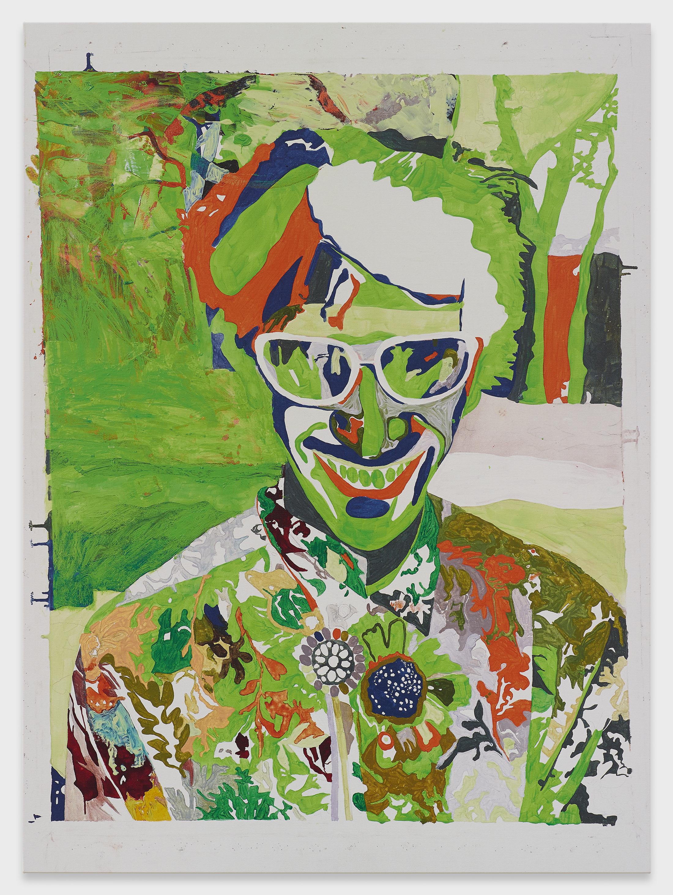 Exhibition View Michael Williams Soloshow «New Paintings; view on How To Be A Man, 2019» at Galerie Eva Presenhuber, Zurich, 2019 / Photo: Marten Elder / © Michael Williams / Courtesy: the artist and Galerie Eva Presenhuber, Zurich / New York