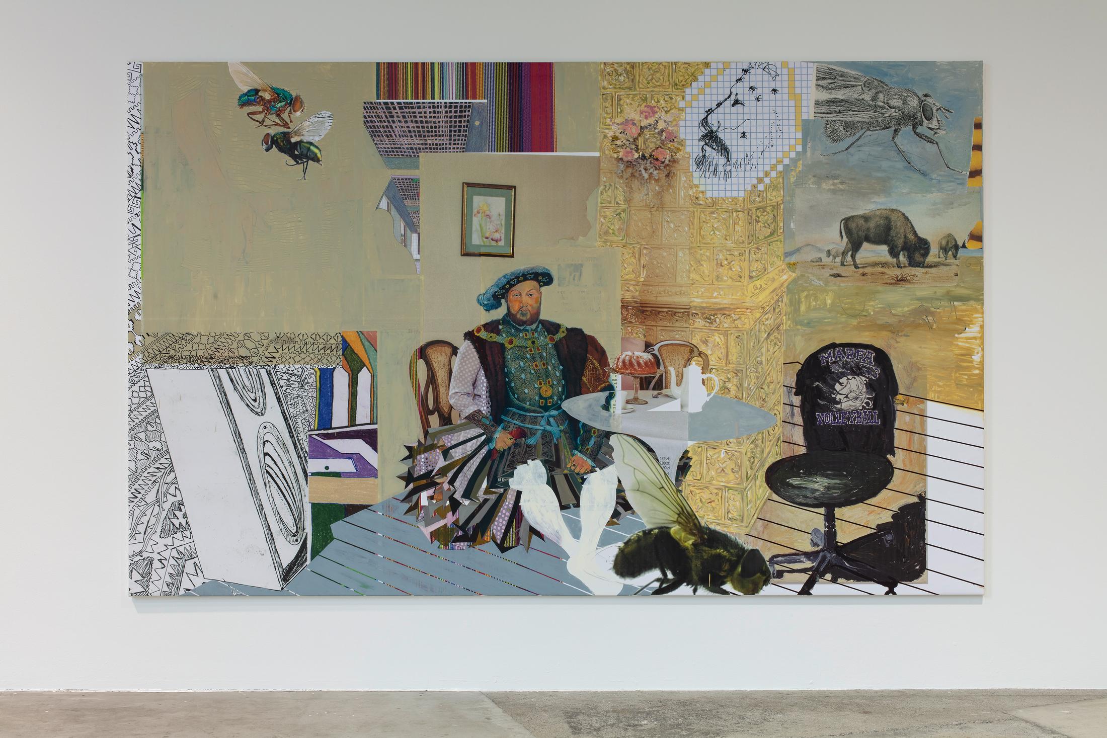 Exhibition View Michael Williams «Make Plans God Applauds; view on Michael Williams, MPGA (1), 2020» at Kunstmuseum St. Gallen / Lokremise, St. Gallen, 2021 / Photo: Stefan Rohner / Courtesy: the artist, Galerie Eva Presenhuber, Gladstone Gallery and David Kordansky Gallery