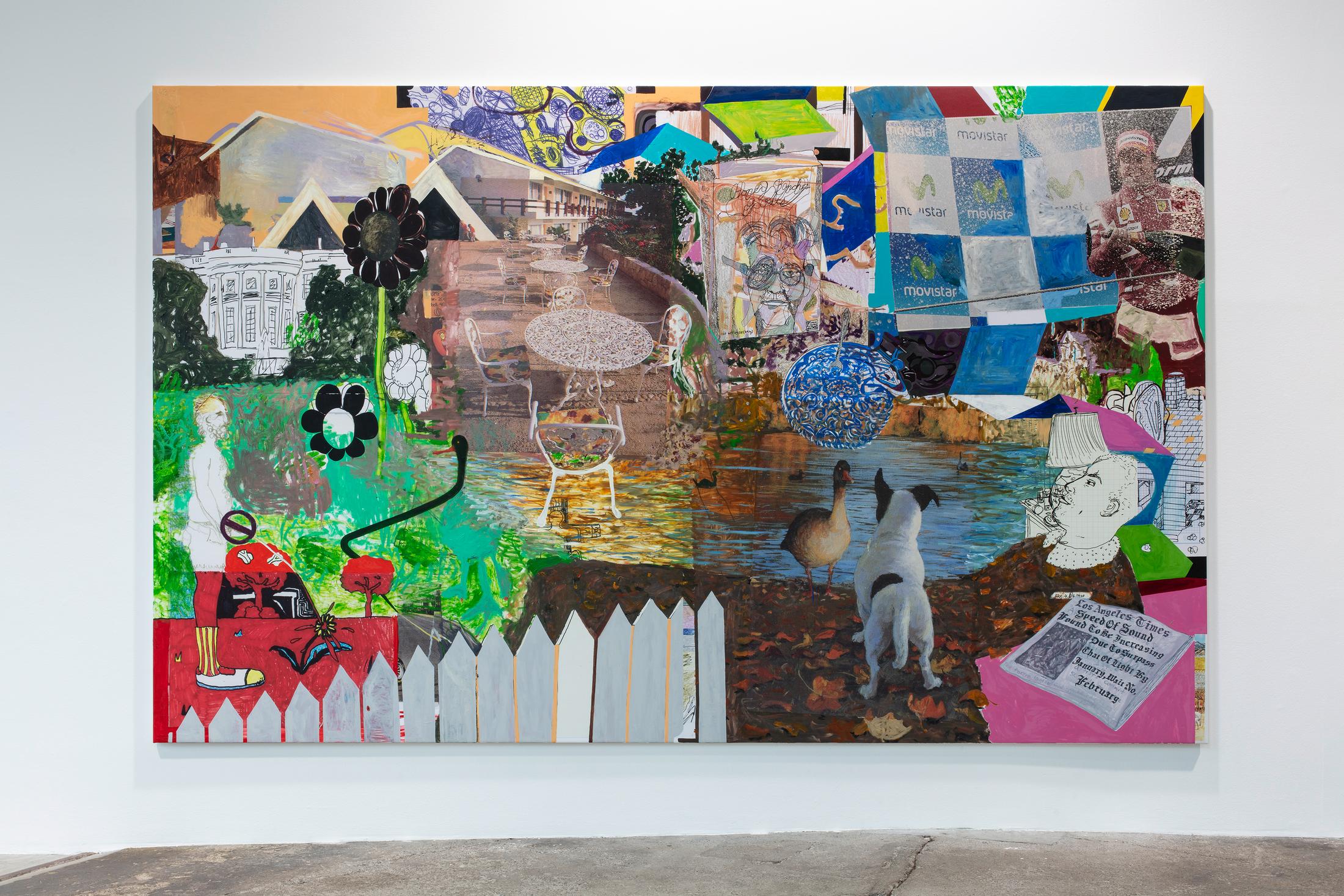 Exhibition View Michael Williams «Make Plans God Applauds; view on Michael Williams, MPGA (4), 2020» at Kunstmuseum St. Gallen / Lokremise, St. Gallen, 2021 / Photo: Stefan Rohner / Courtesy: the artist, Galerie Eva Presenhuber, Gladstone Gallery and David Kordansky Gallery