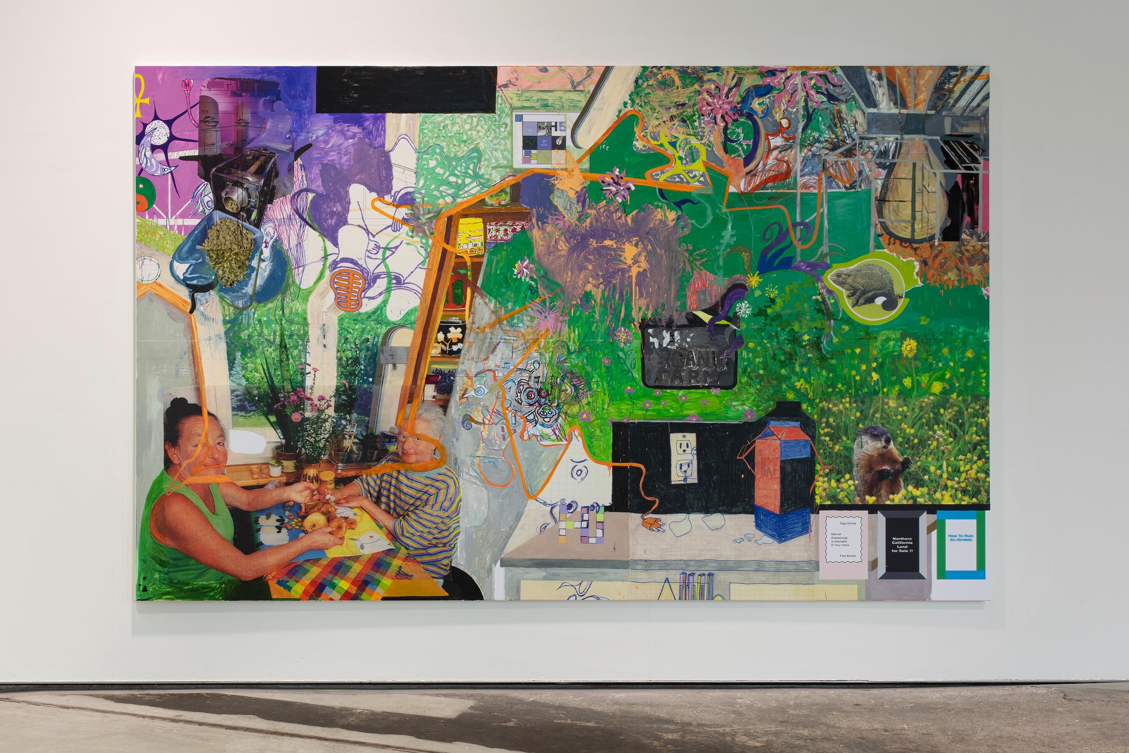 Exhibition View Michael Williams «Make Plans God Applauds; view on Michael Williams, MPGA (3), 2020» at Kunstmuseum St. Gallen / Lokremise, St. Gallen, 2021 / Photo: Stefan Rohner / Courtesy: the artist, Galerie Eva Presenhuber, Gladstone Gallery and David Kordansky Gallery