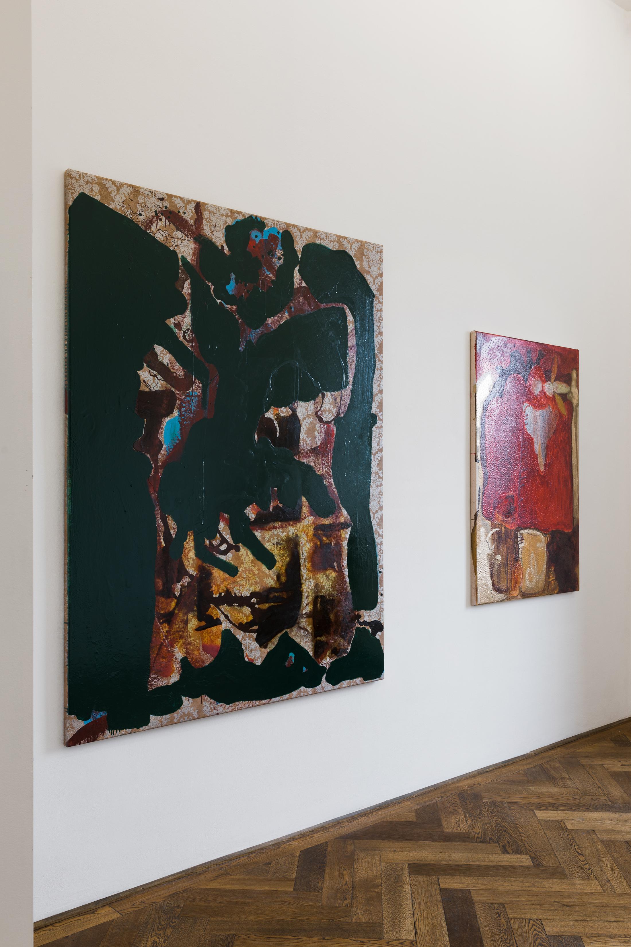 Exhibition View Michaela Eichwald Solo Show «Auf das Ganze achten und gegen die Tatsachen existieren» at Kunsthalle Basel, 2021 / Photo: Nicolas Gysin / Courtesy: the artist and Kunsthalle Basel