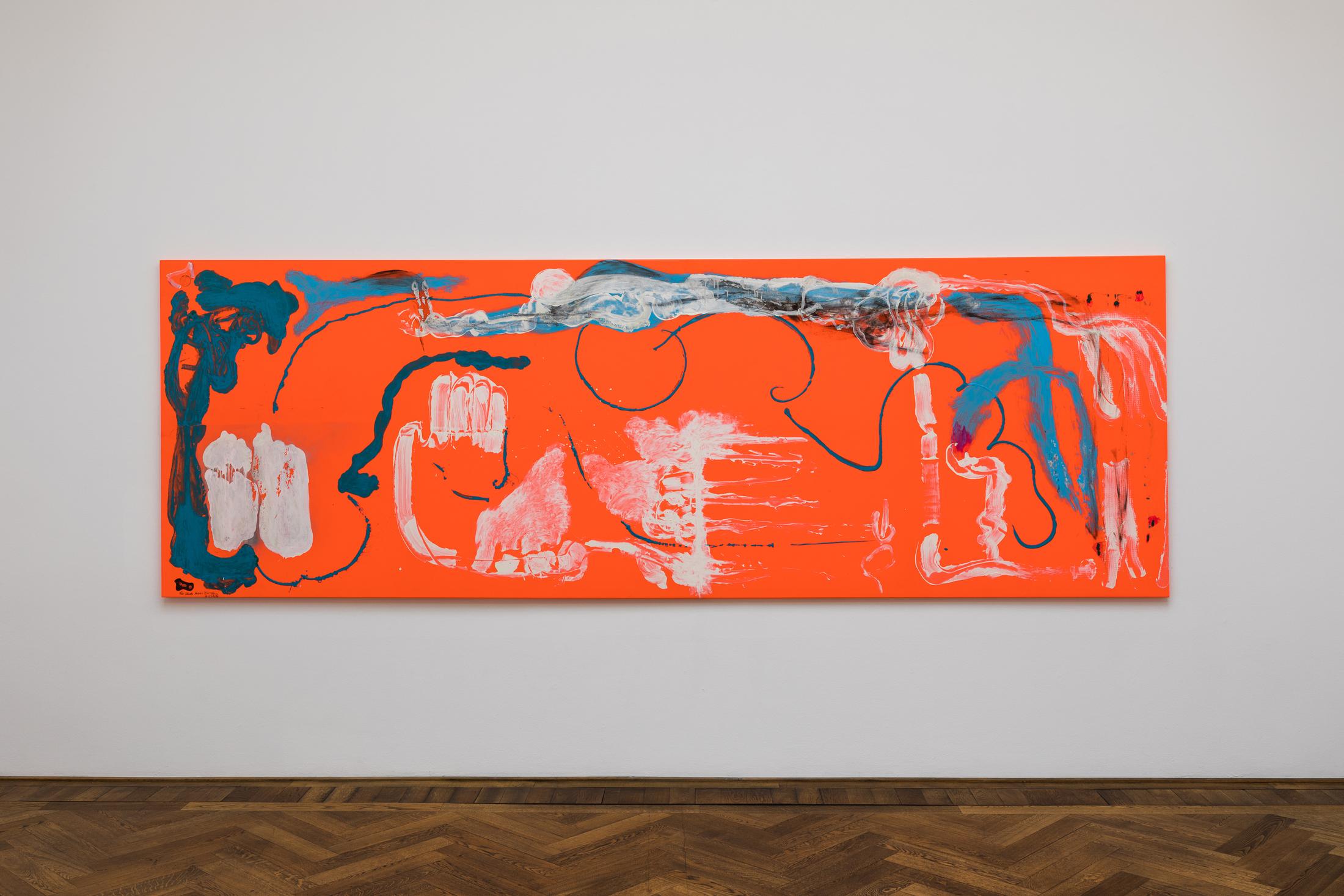 Exhibition View Michaela Eichwald Solo Show «Auf das Ganze achten und gegen die Tatsachen existieren» at Kunsthalle Basel, 2021 / Photo: Nicolas Gysin / Courtesy: the artist and Kunsthalle Basel