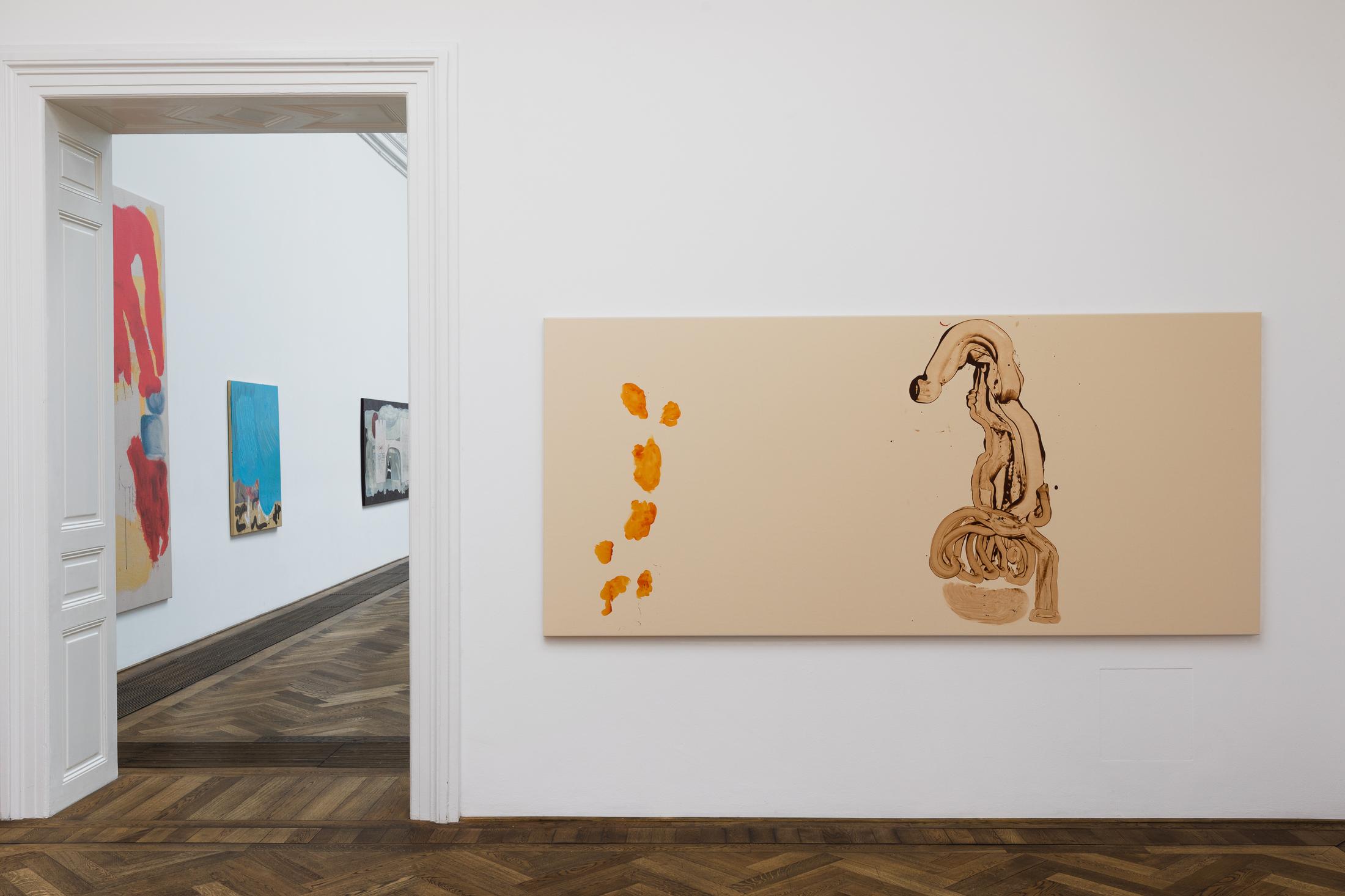 Exhibition View Michaela Eichwald Solo Show «Auf das Ganze achten und gegen die Tatsachen existieren» at Kunsthalle Basel, 2021 / Photo: Nicolas Gysin / Courtesy: the artist and Kunsthalle Basel