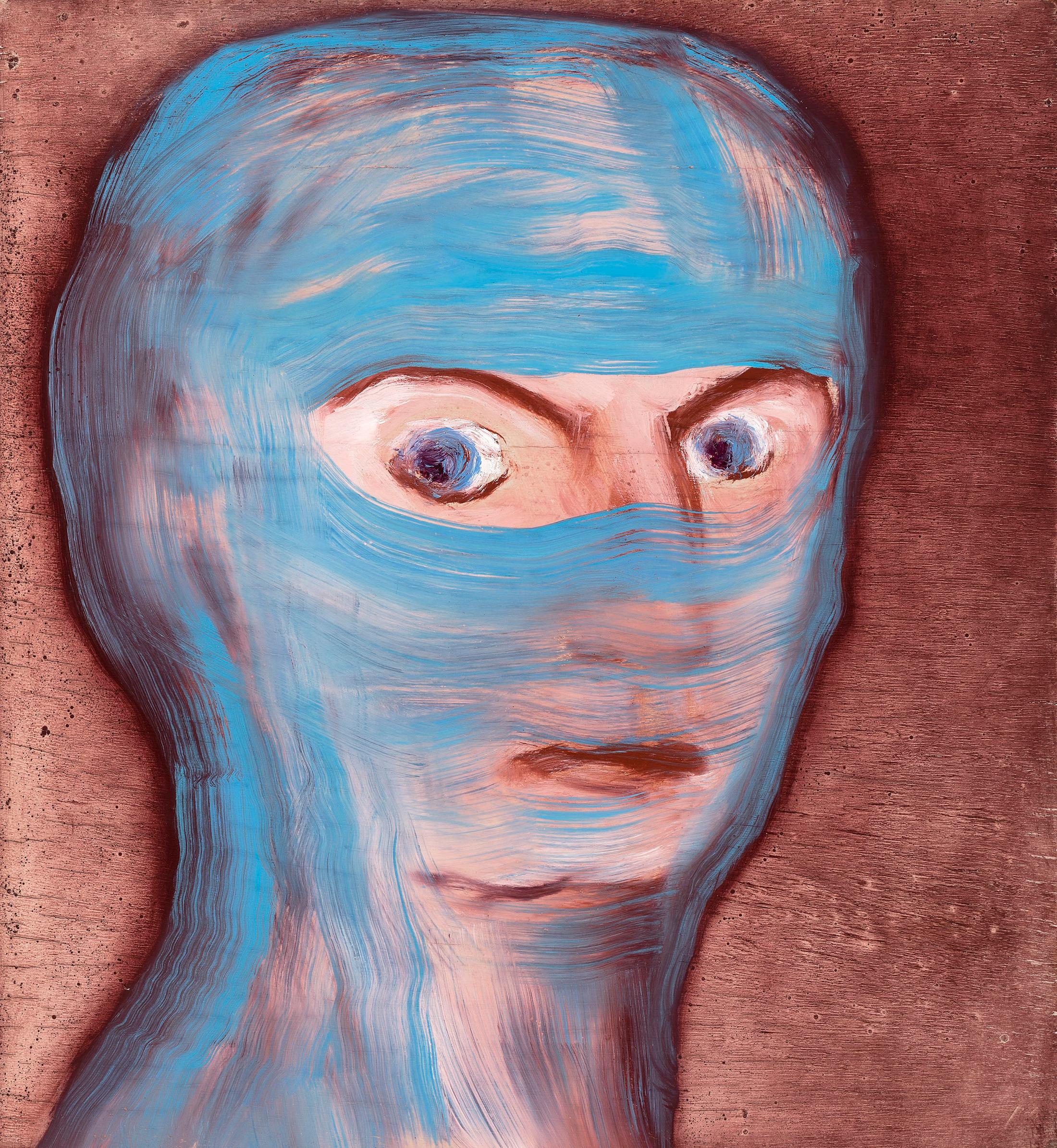 Miriam Cahn «meredith grey (gestern im TV gesehen), 15.7.15, 2015» at Kunstmuseum Bern, Bern / Photo: Markus Tretter / © Miriam Cahn / Courtesy: the artist, Meyer Riegger, Berlin/Karlsruhe and Galerie Jocelyn Wolff, Paris