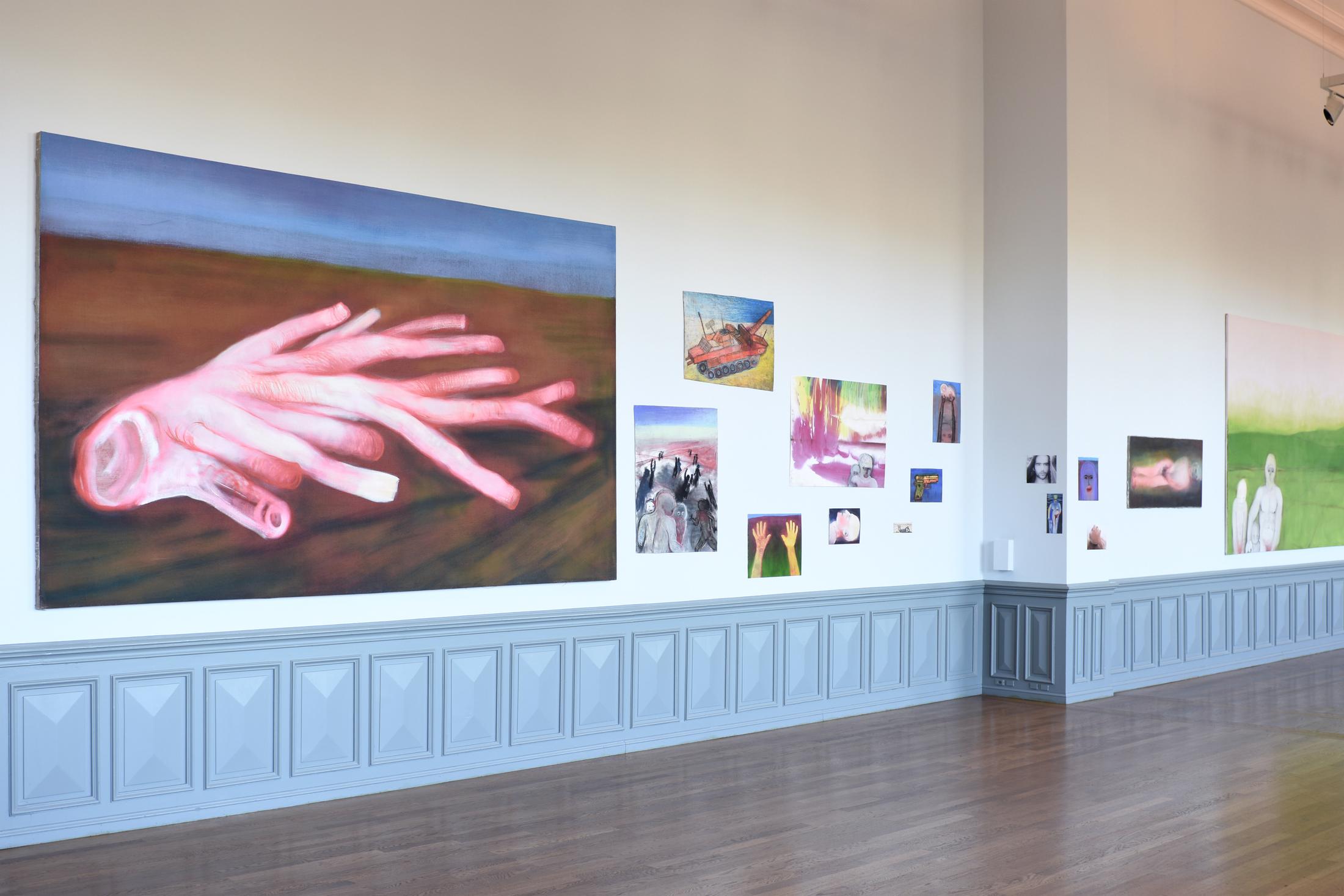 Exhibition View Miriam Cahn Soloshow «Exhibition View Miriam Cahn Soloshow «I AS HUMAN» at Kunstmuseum Bern, Bern / Courtesy: the artist / © Kunstmuseum Bern