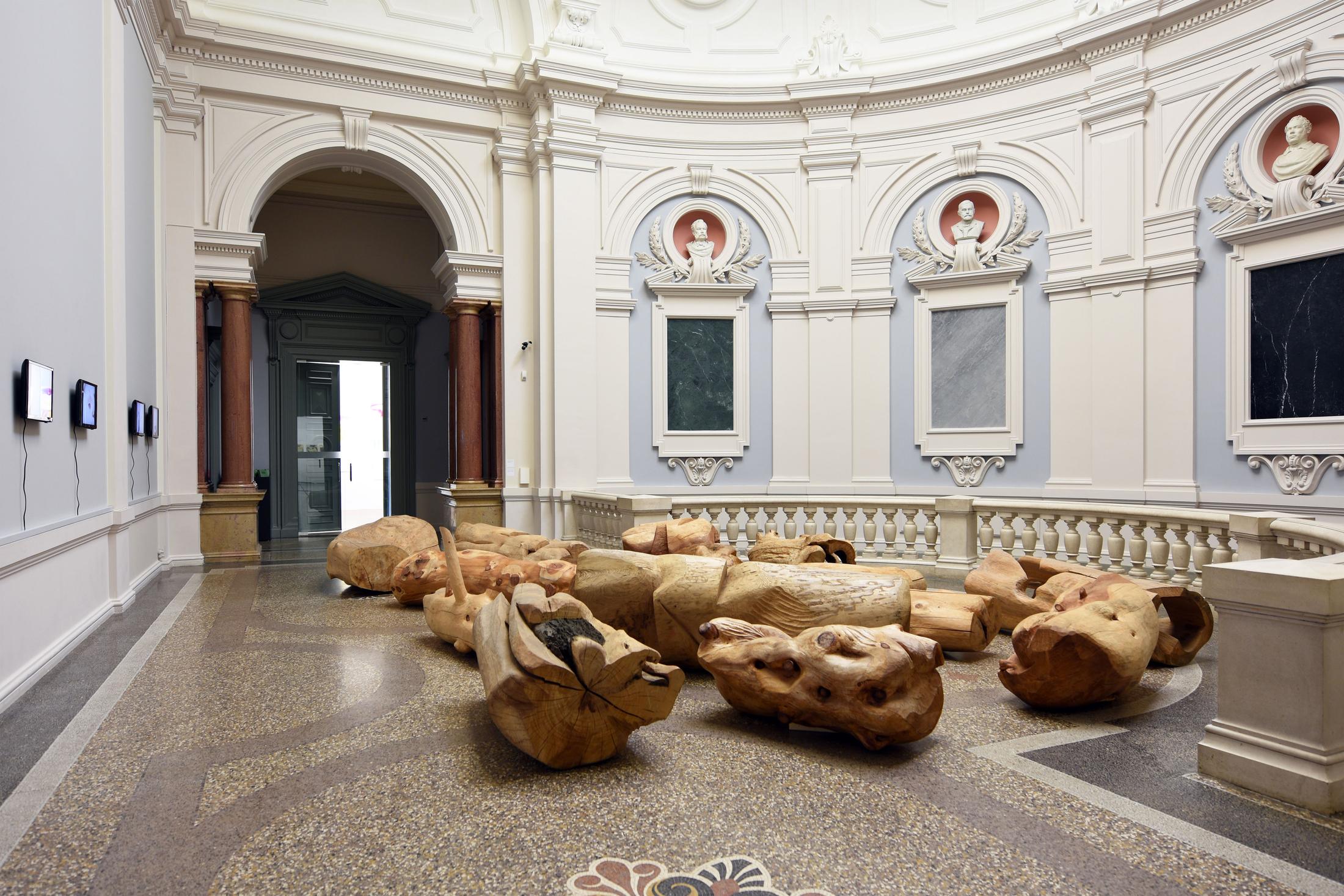 Exhibition View Miriam Cahn Soloshow «Exhibition View Miriam Cahn Soloshow «I AS HUMAN» at Kunstmuseum Bern, Bern / Courtesy: the artist / © Kunstmuseum Bern