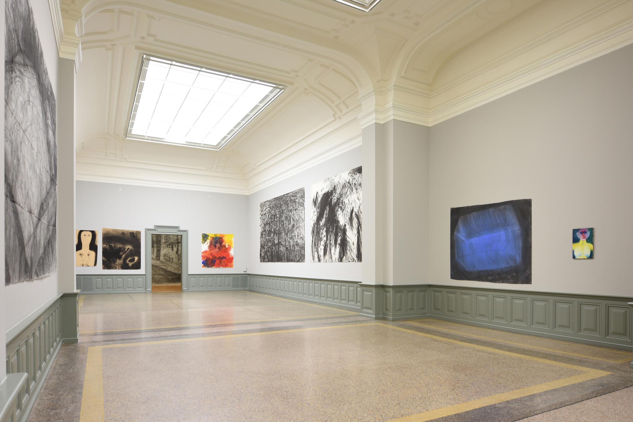 Exhibition View Miriam Cahn Soloshow «Exhibition View Miriam Cahn Soloshow «I AS HUMAN» at Kunstmuseum Bern, Bern / Courtesy: the artist / © Kunstmuseum Bern