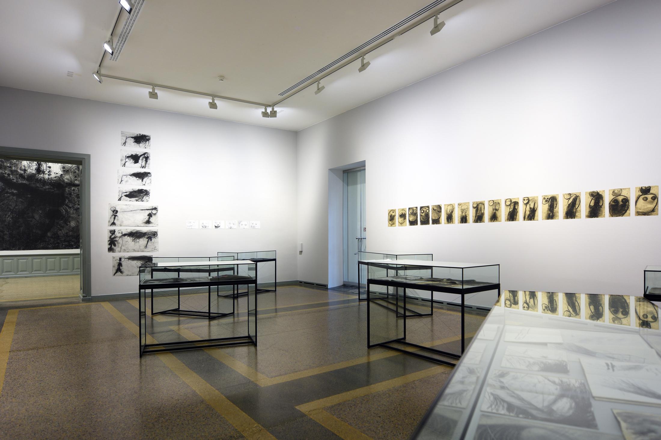 Exhibition View Miriam Cahn Soloshow «Exhibition View Miriam Cahn Soloshow «I AS HUMAN» at Kunstmuseum Bern, Bern / Courtesy: the artist / © Kunstmuseum Bern